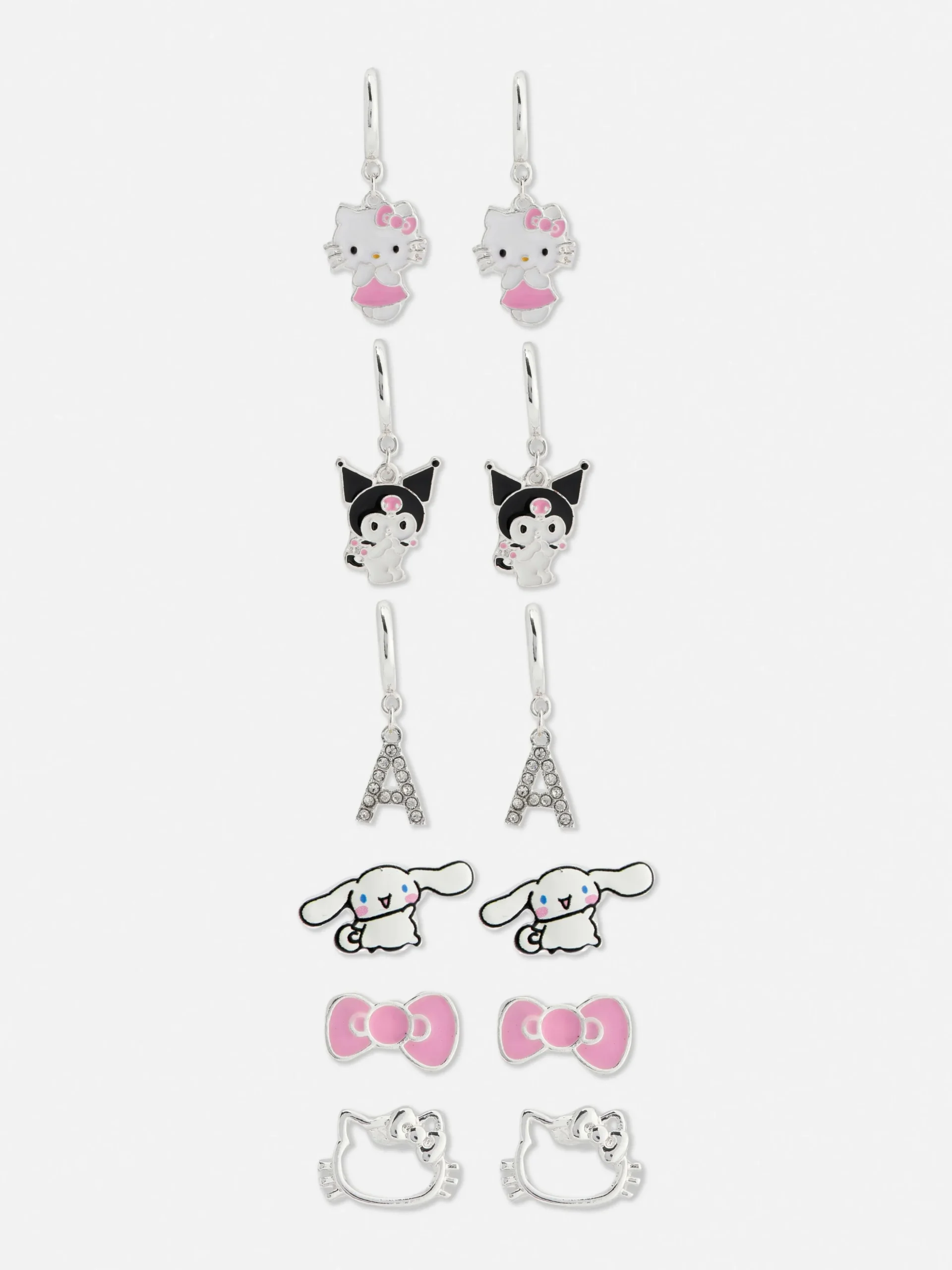 6-Pack Hello Kitty Earrings