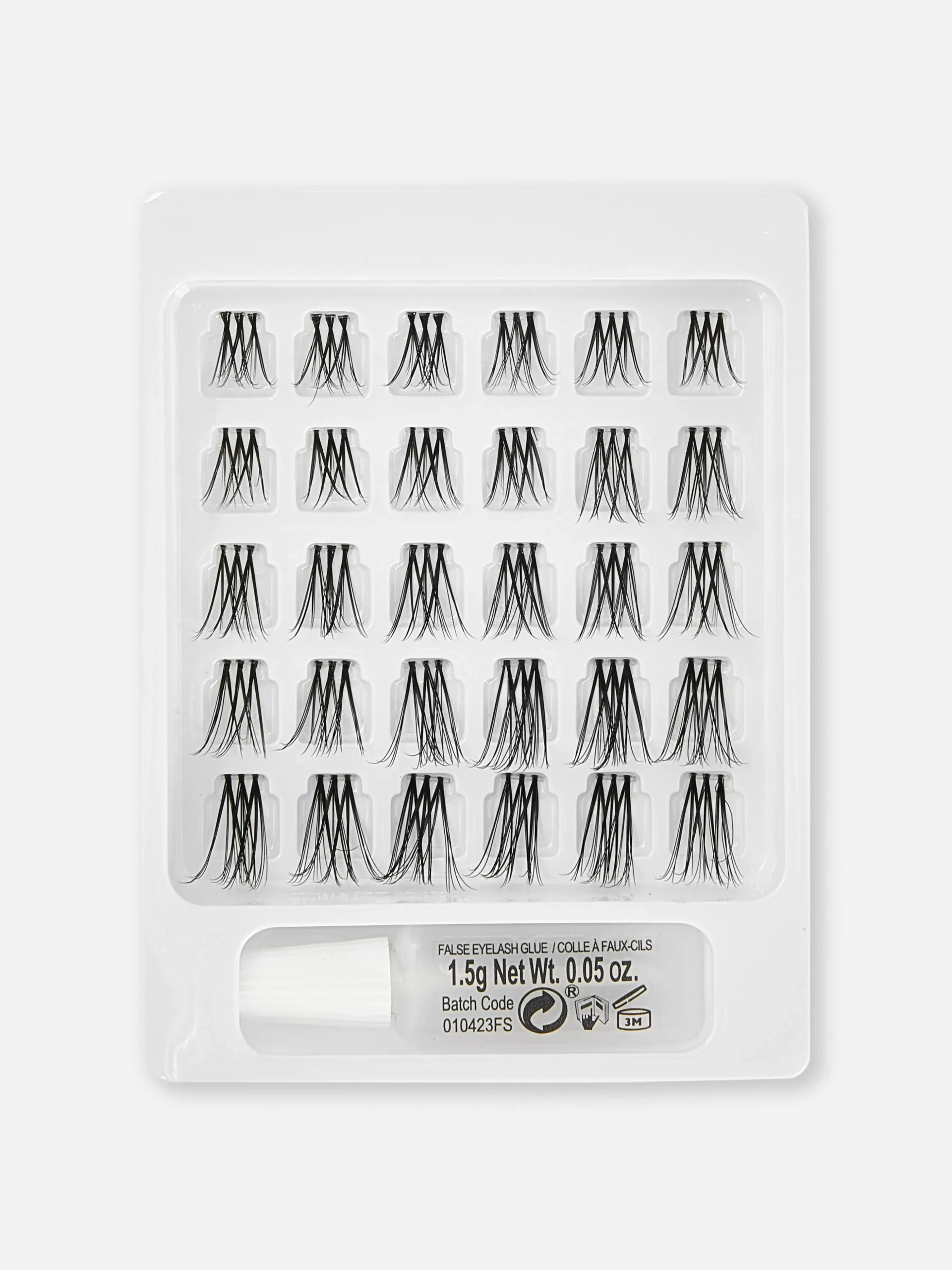 30-Pack Individual Eyelashes