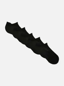 5-Pack Microfiber Sneaker Socks