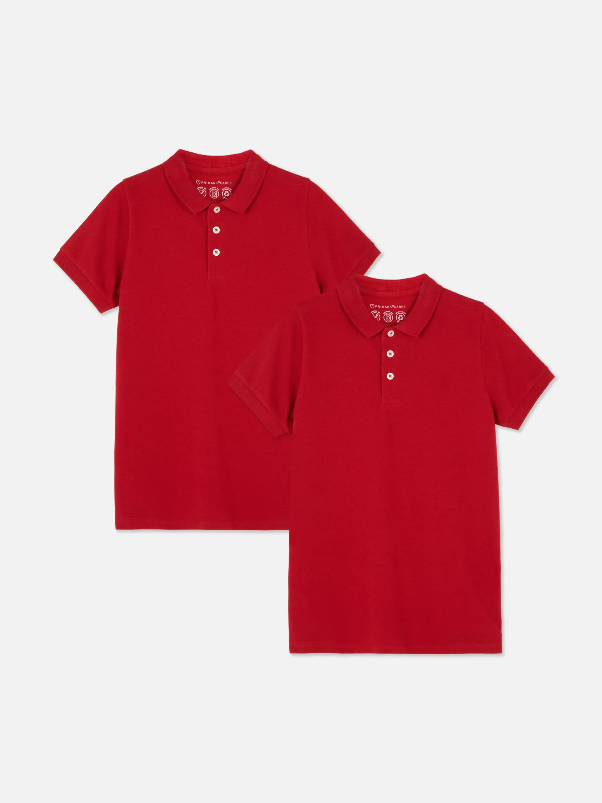 2-Pack Older Boy School Uniform Polo Shirts