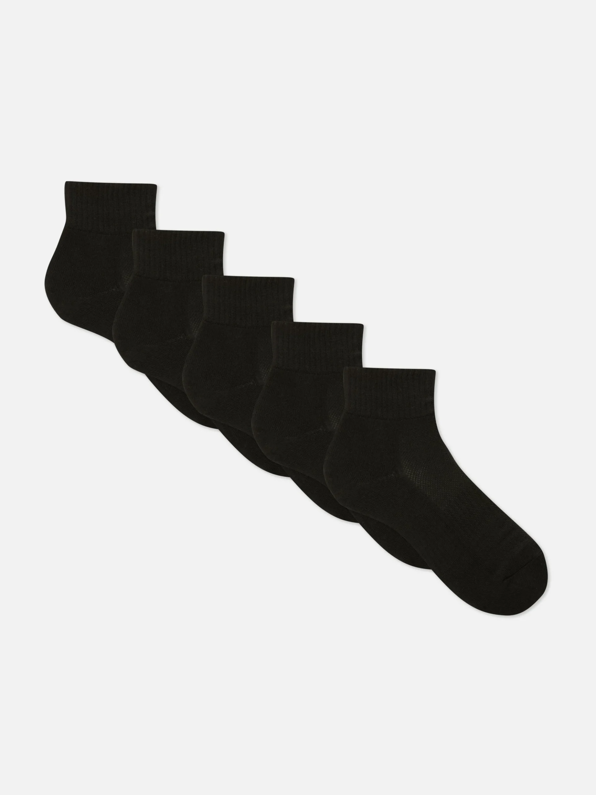 5-Pack Quarter Crew Socks