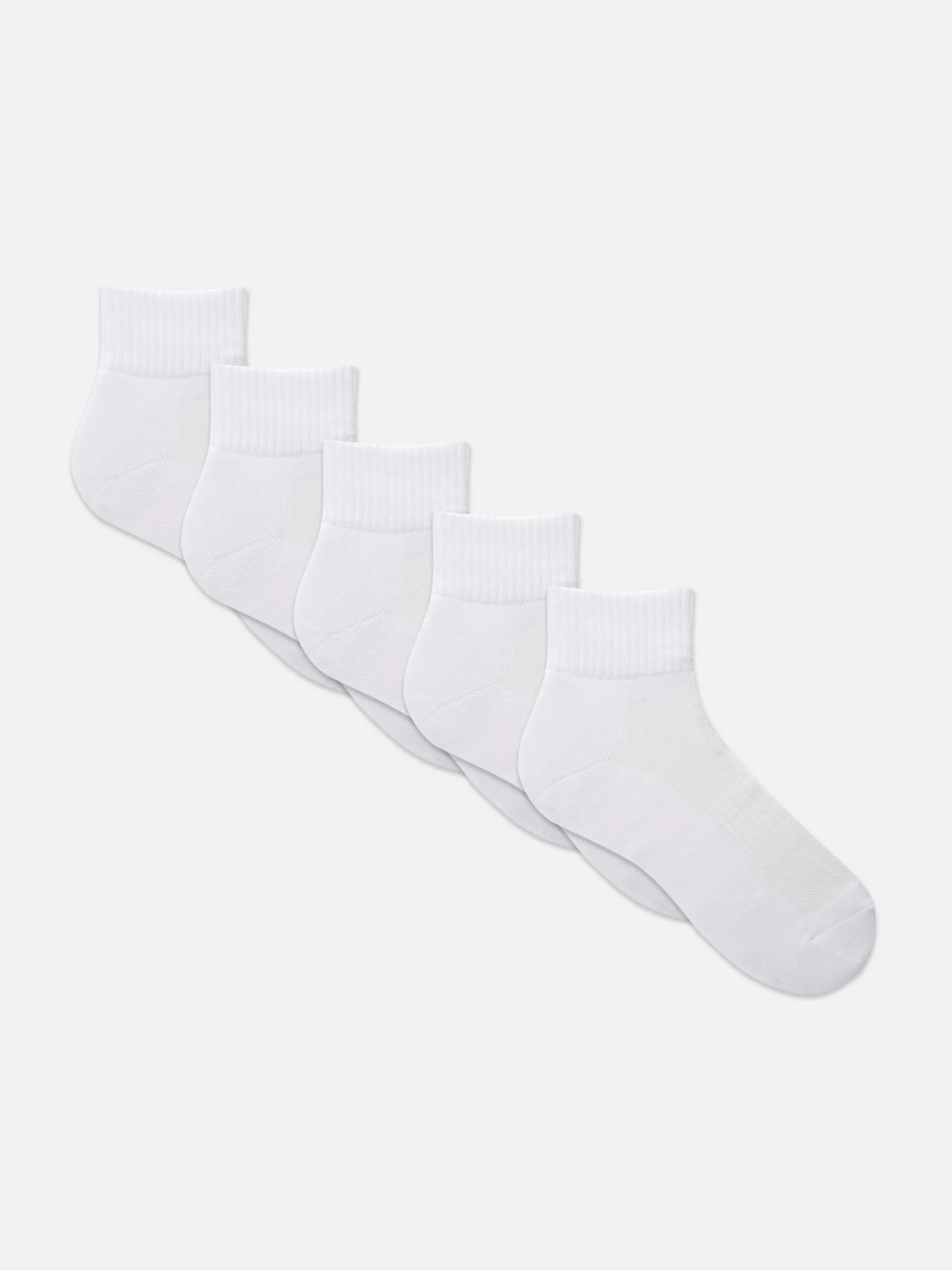5-Pack Quarter Crew Socks