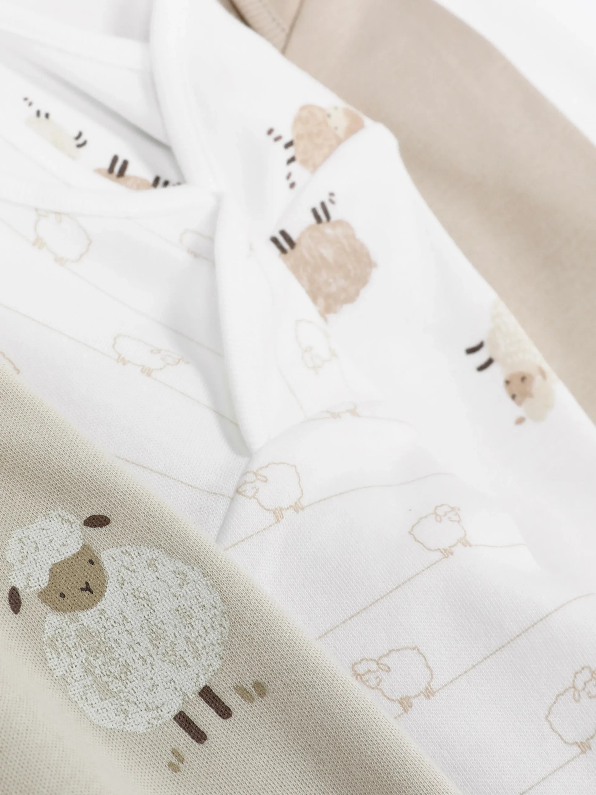 5-Pack Sheep Long Sleeve Bodysuits