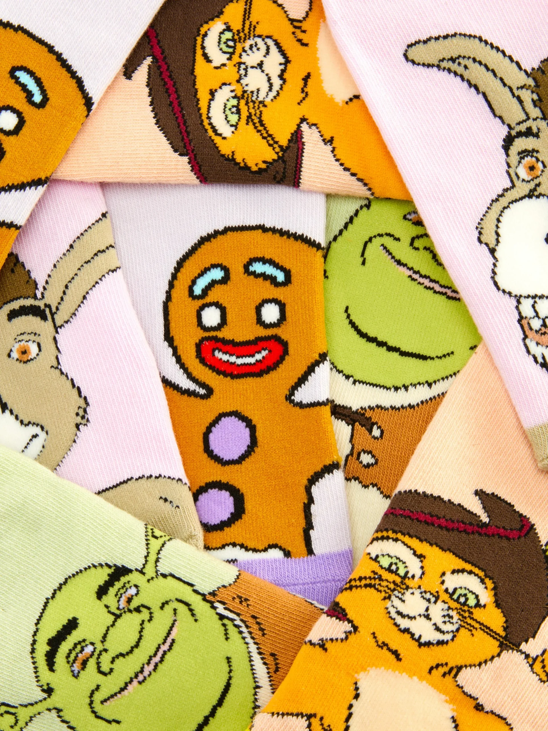 4-Pack Shrek Sneaker Socks