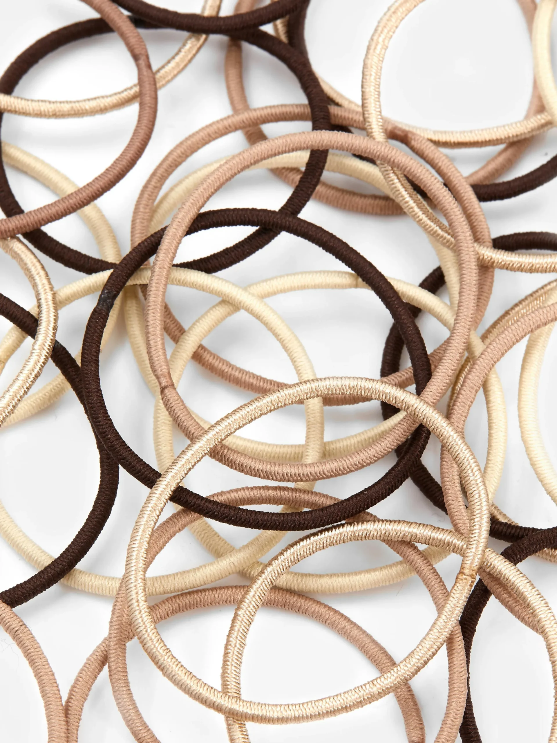 60-Pack Skinny Ponytail Holders