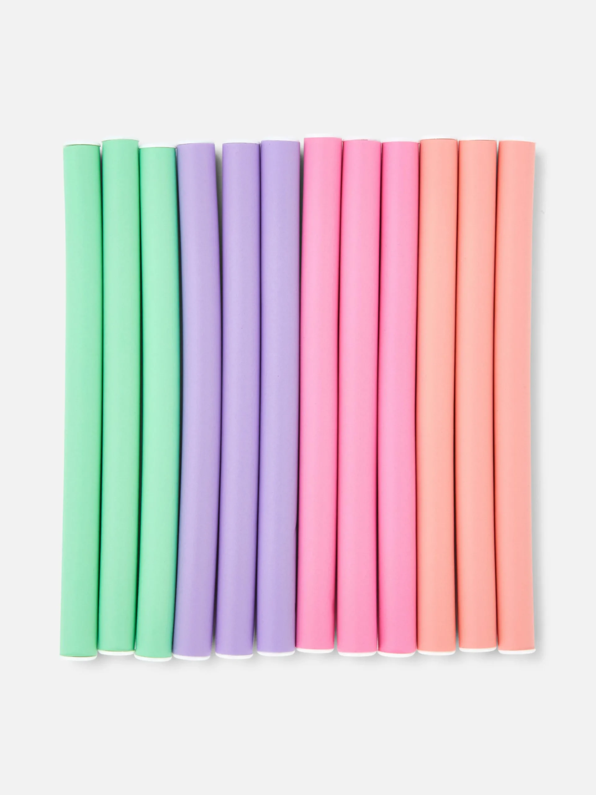 12-Pack Small Bendy Hair Rollers