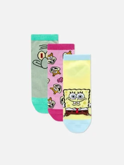 3-Pack SpongeBob SquarePants Sneaker Socks