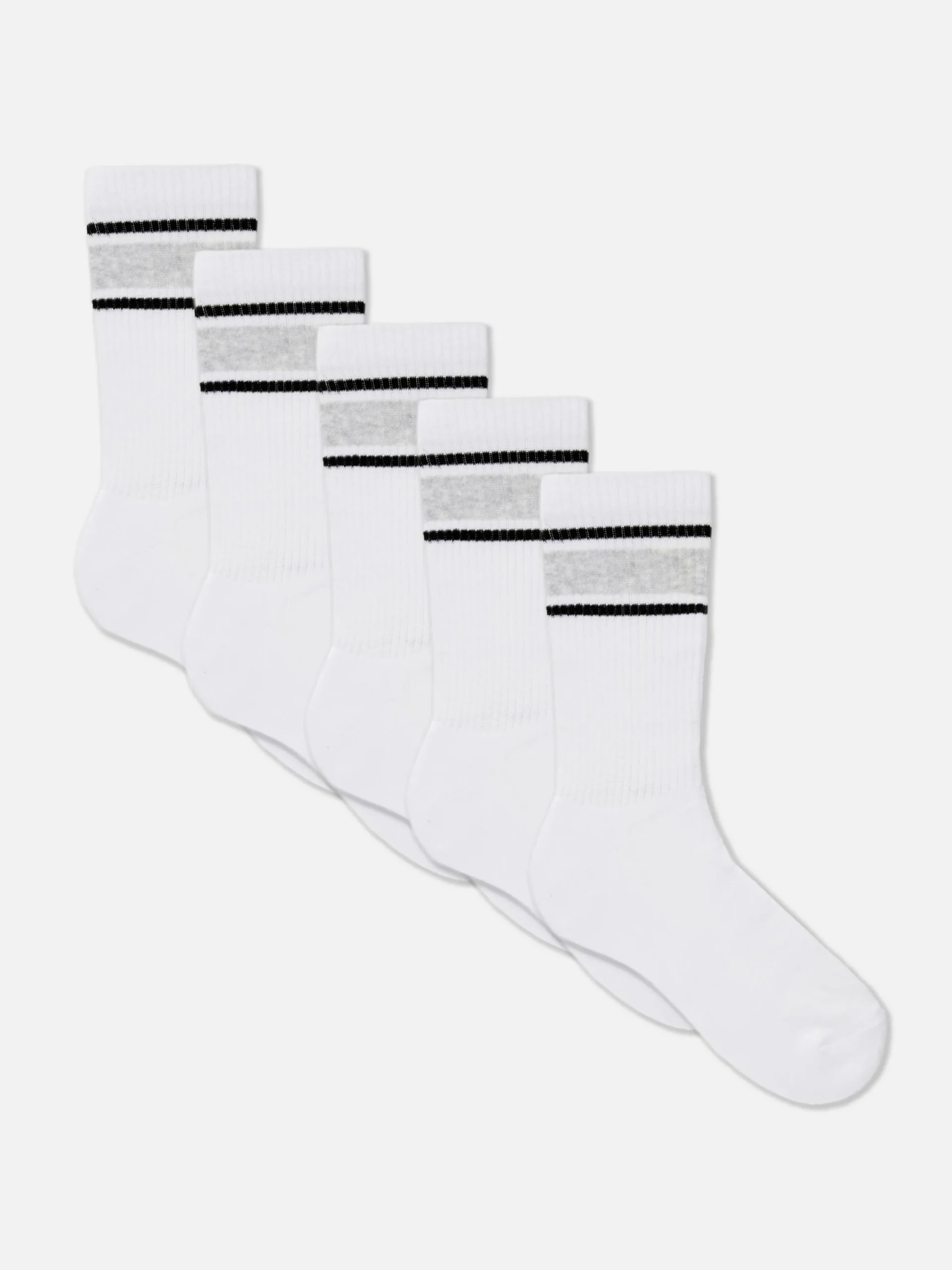 5-Pack Striped Sports Socks