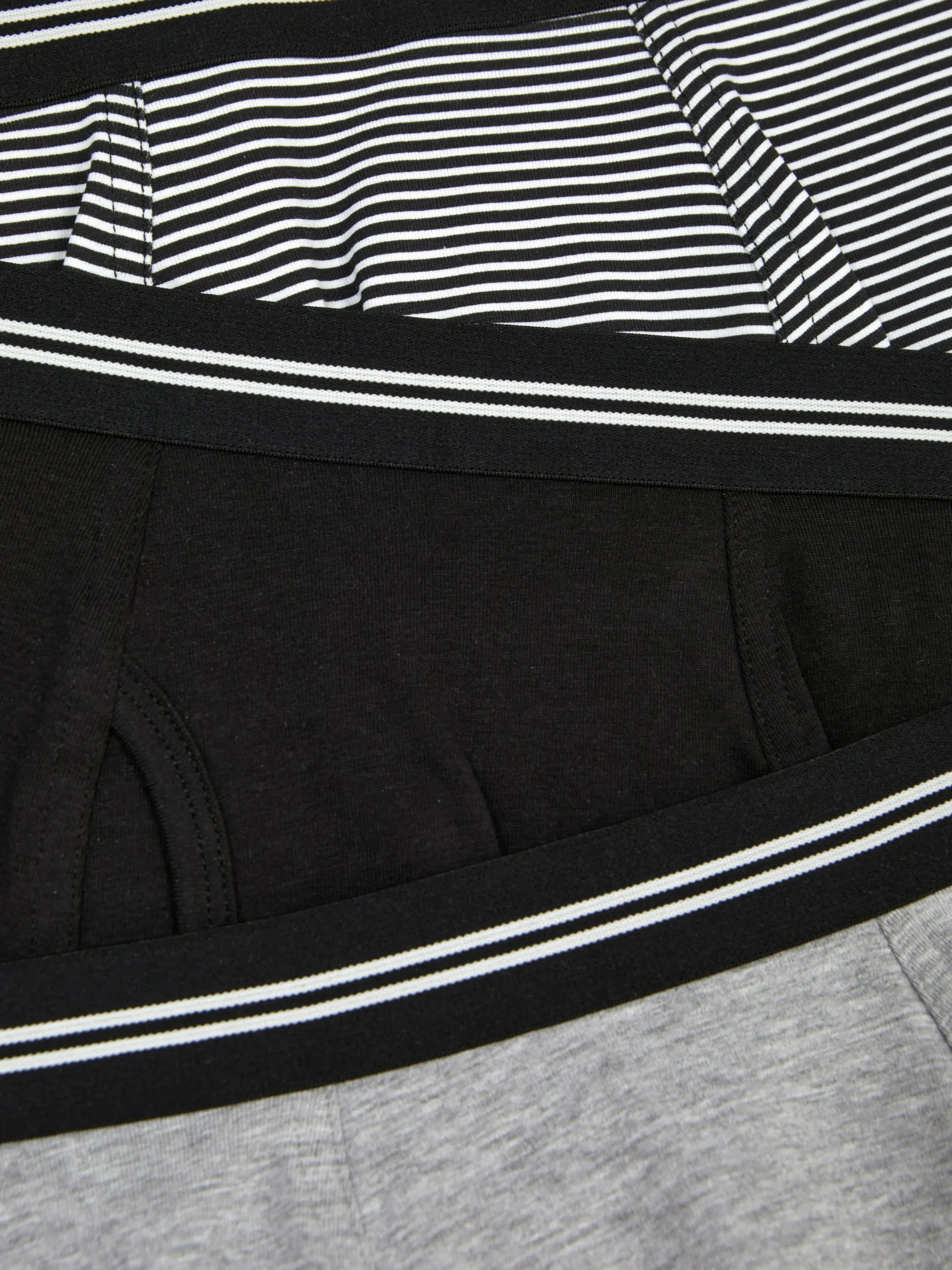 3-Pack Striped Waistband Boxer Briefs