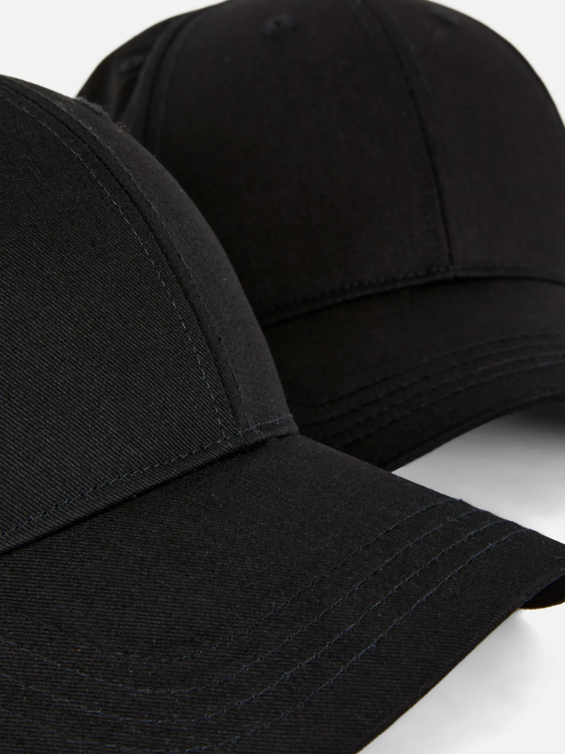 2-Pack Woven Baseball Caps