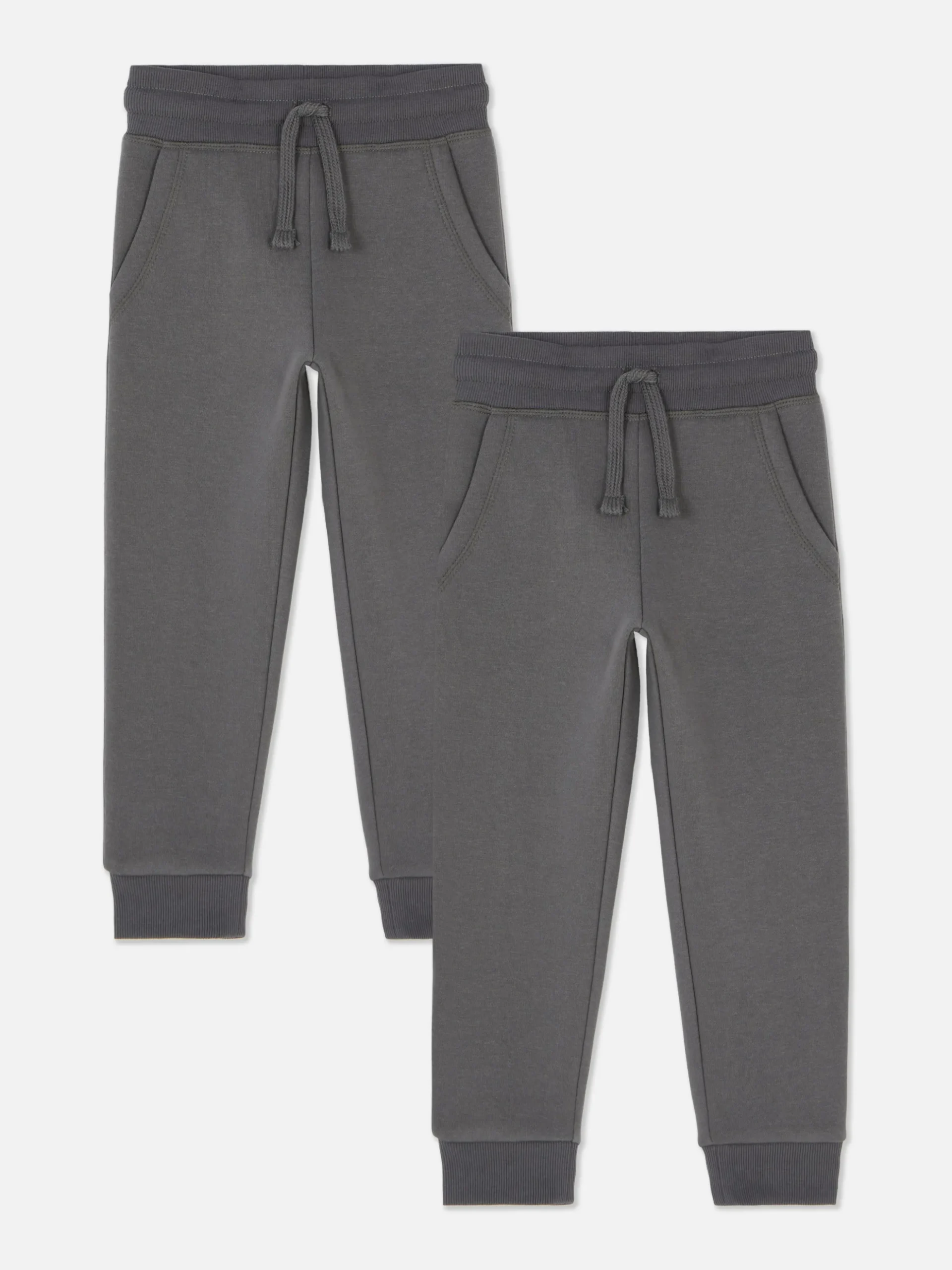 2-Pack Younger Boy Drawstring School Joggers