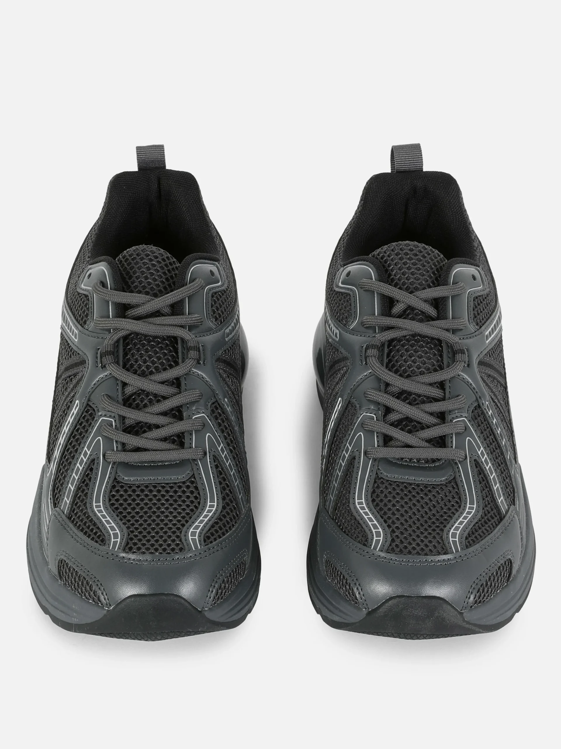 Paneled Low-Top Sports Sneakers