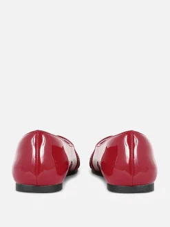 Patent Pointed Toe Ballet Flats
