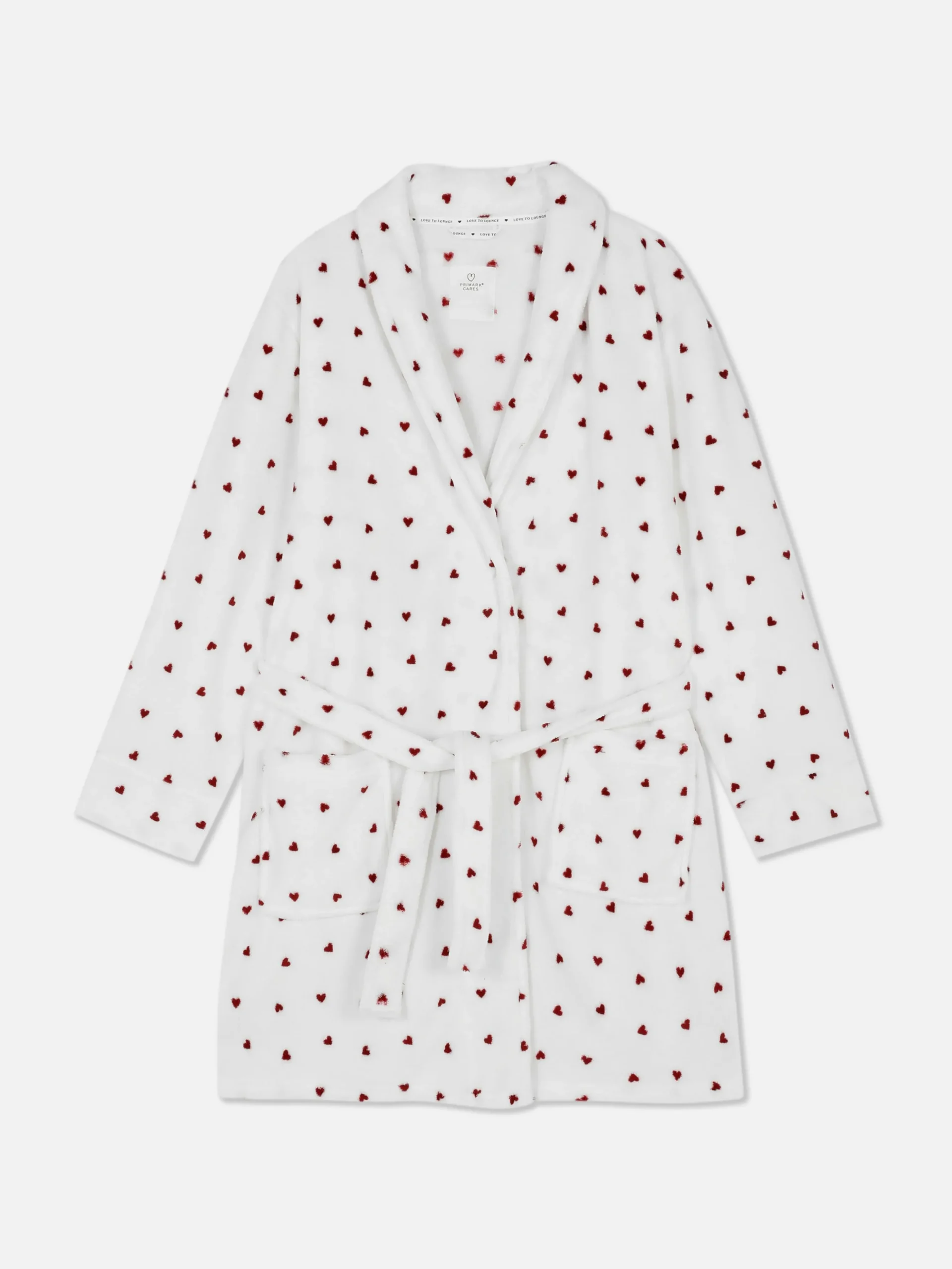 Patterned Fluffy Robe