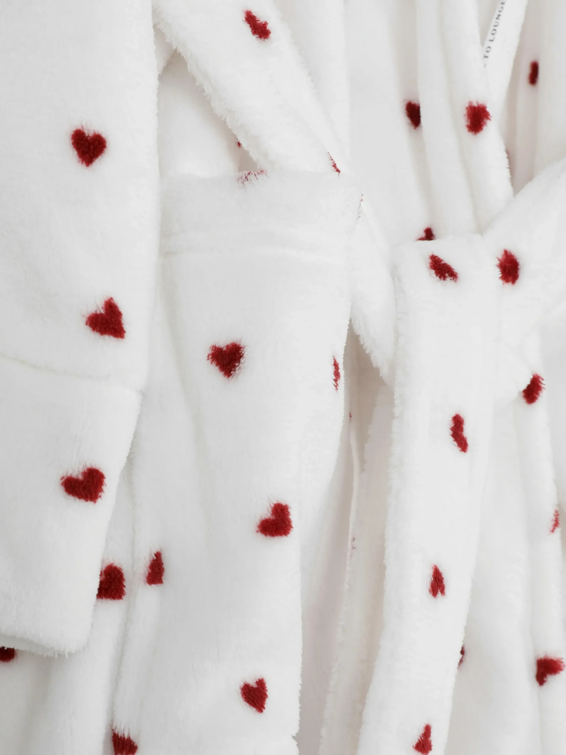 Patterned Fluffy Robe