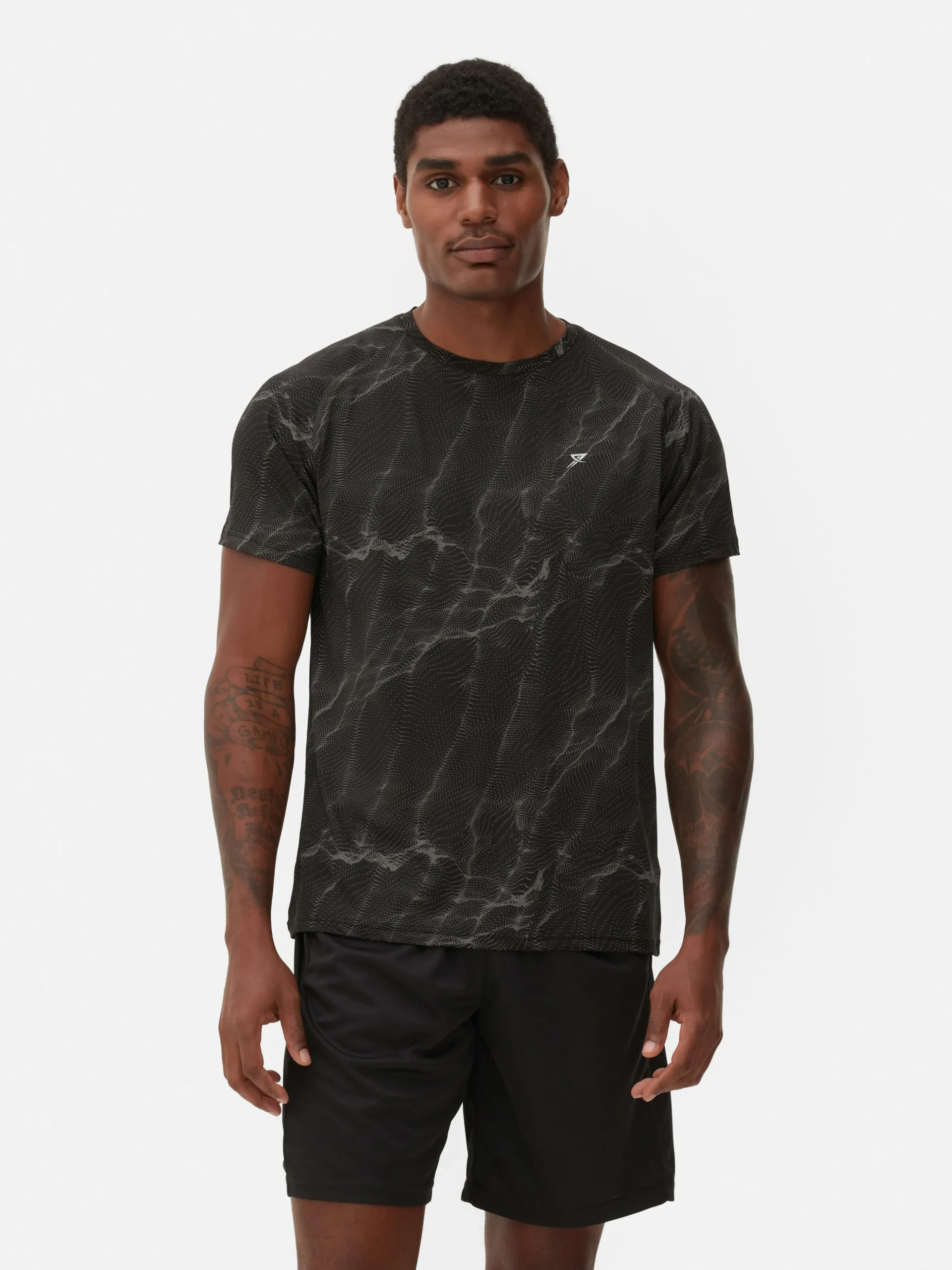 Patterned Performance T-Shirt