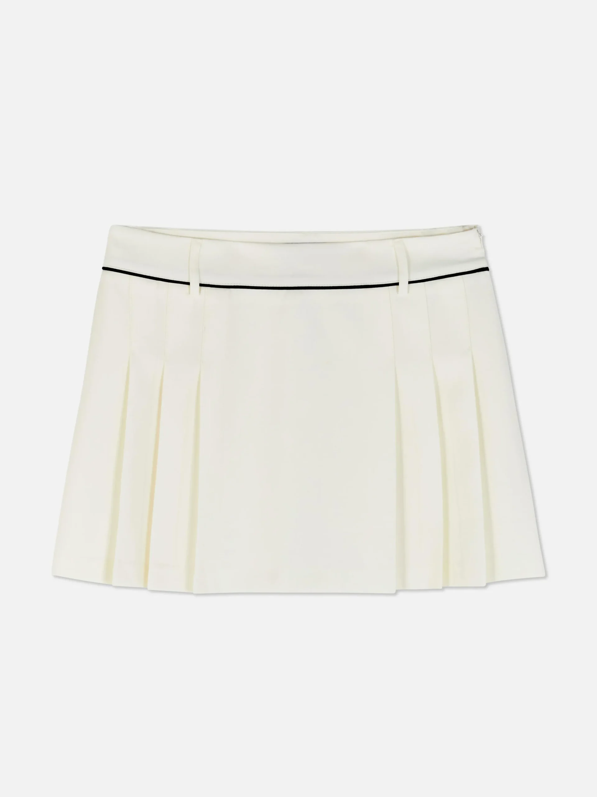 Pleated Tennis Mini Skirt