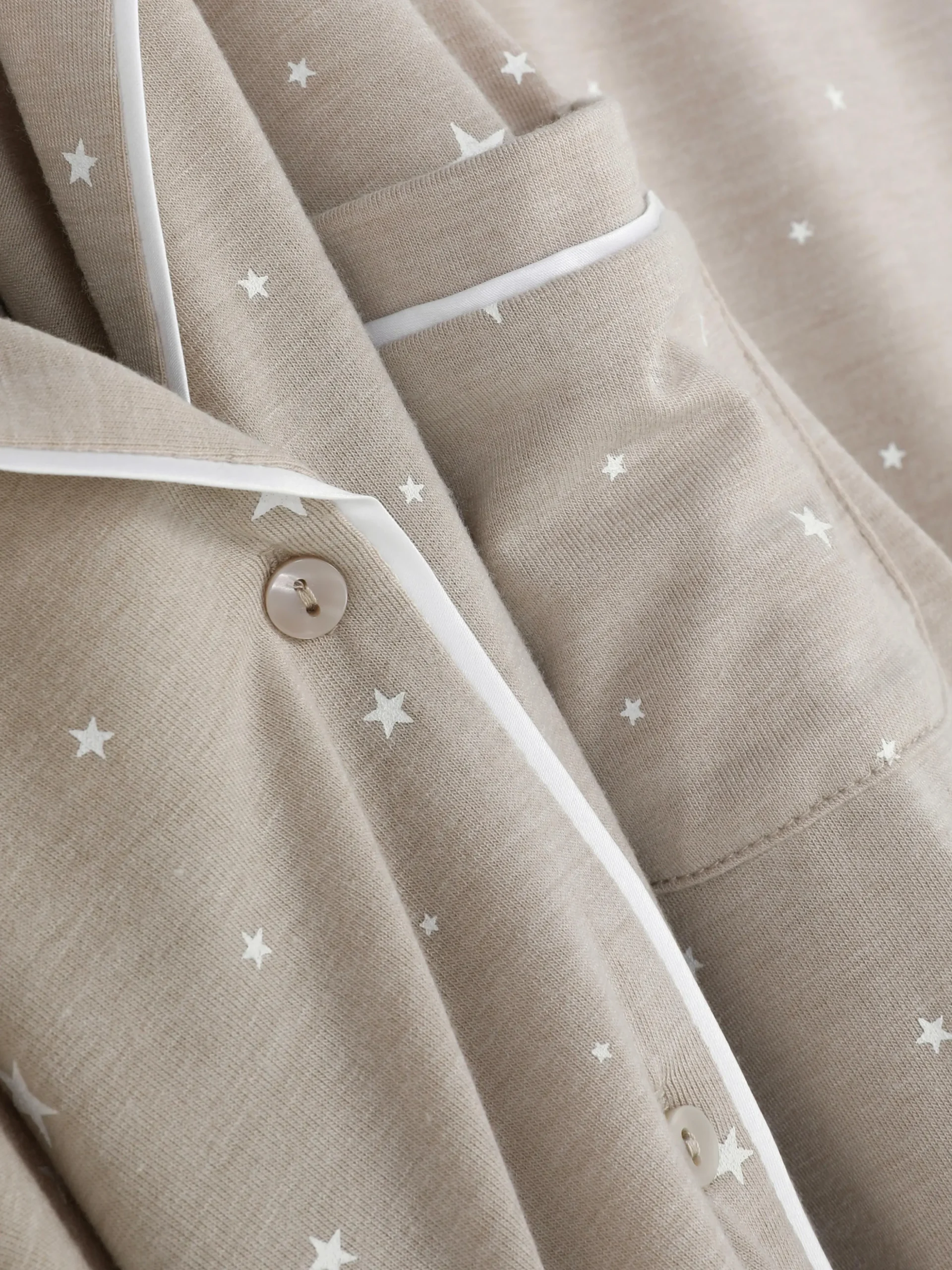 Printed Boyfriend Pajamas