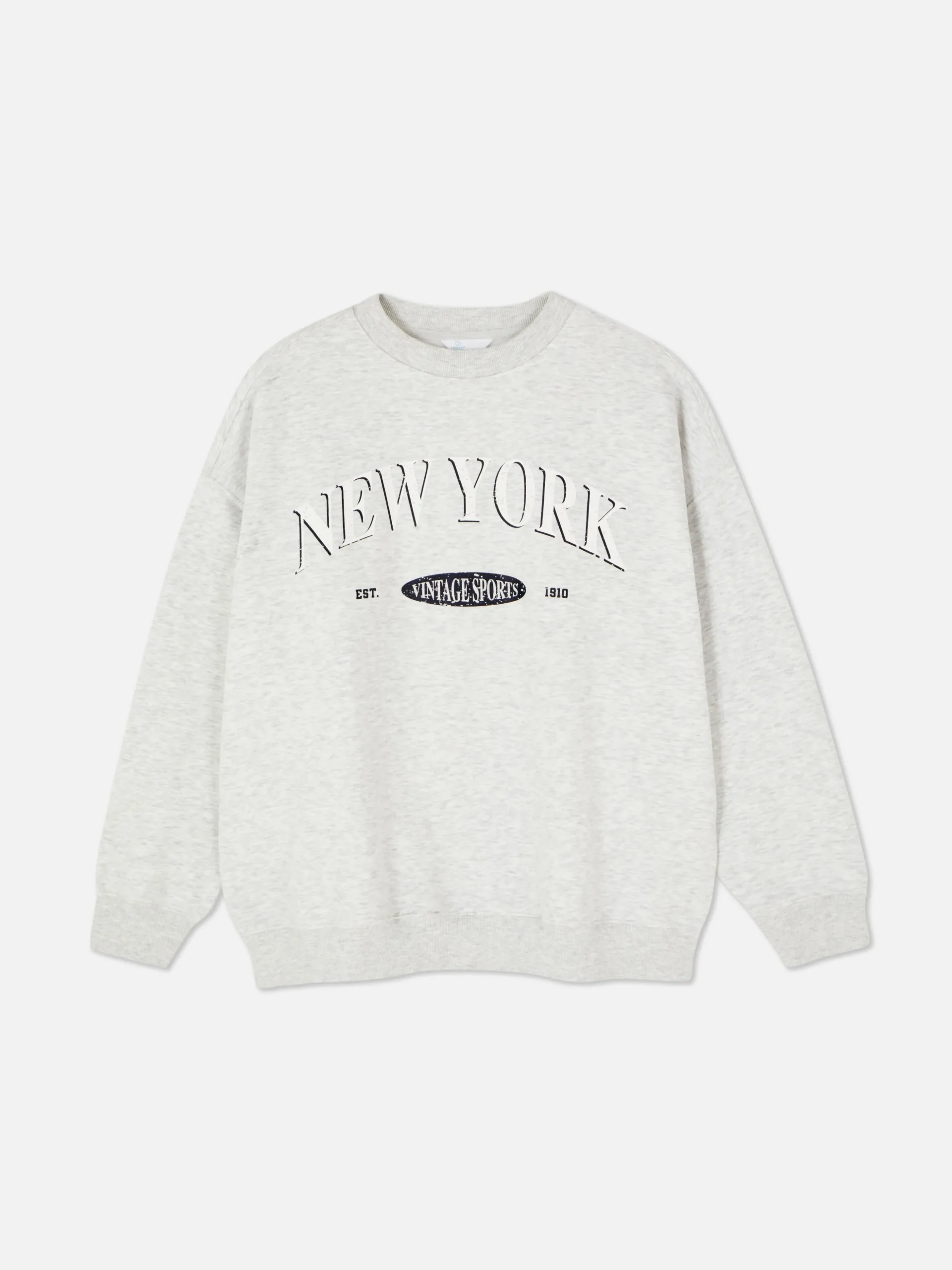 Printed Oversized Sweatshirt