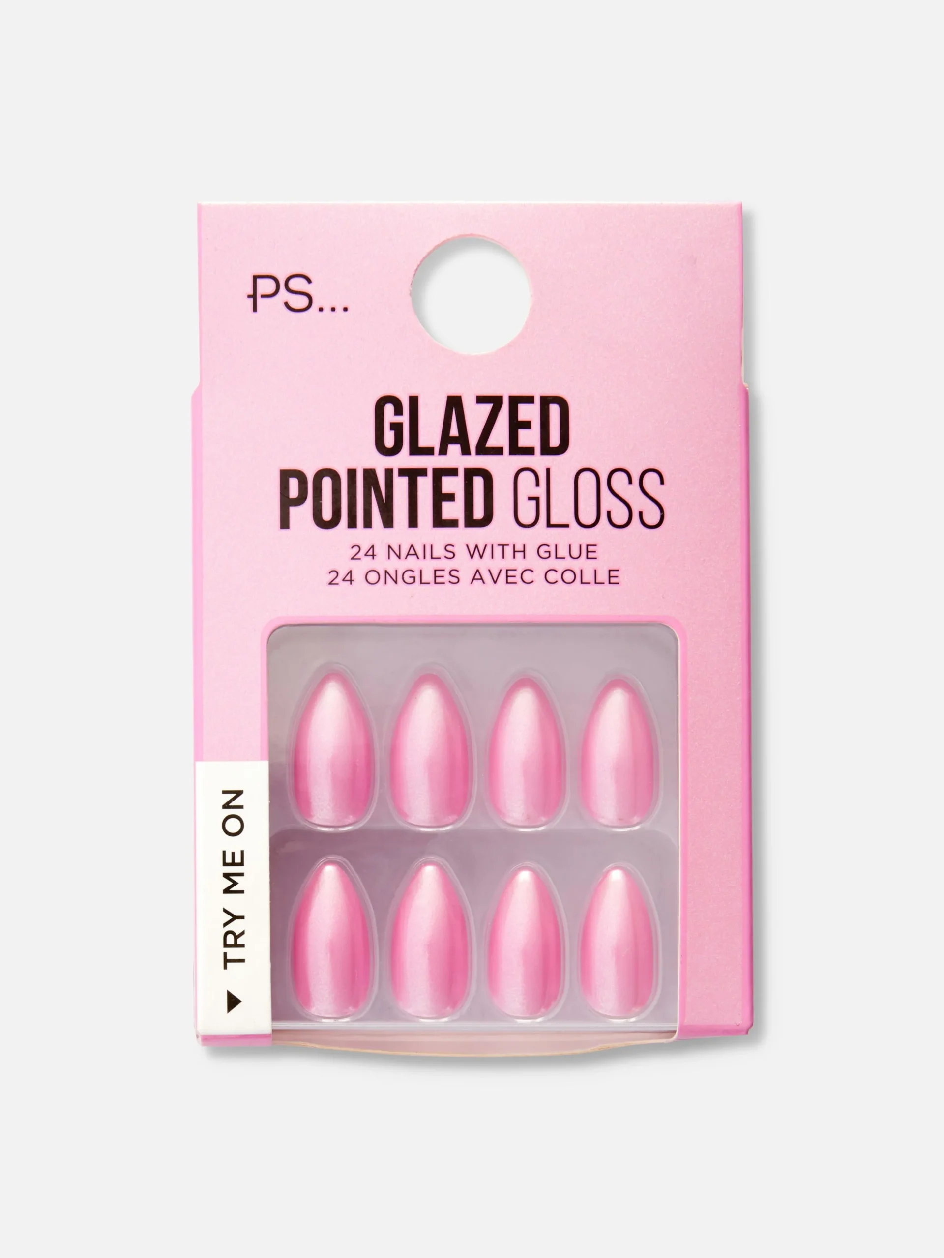 PS Glazed Pointed Faux Nails