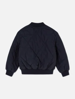 Quilted Bomber Jacket