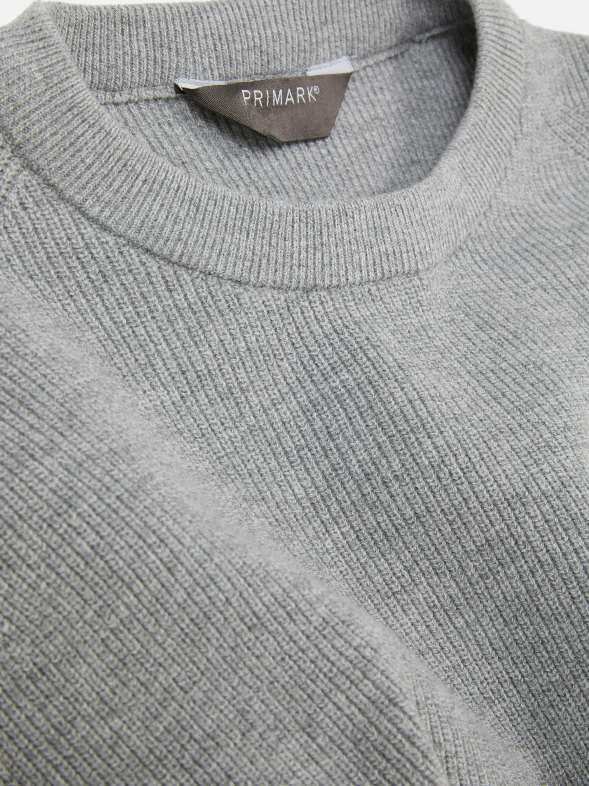 Ribbed Crew Neck Sweater