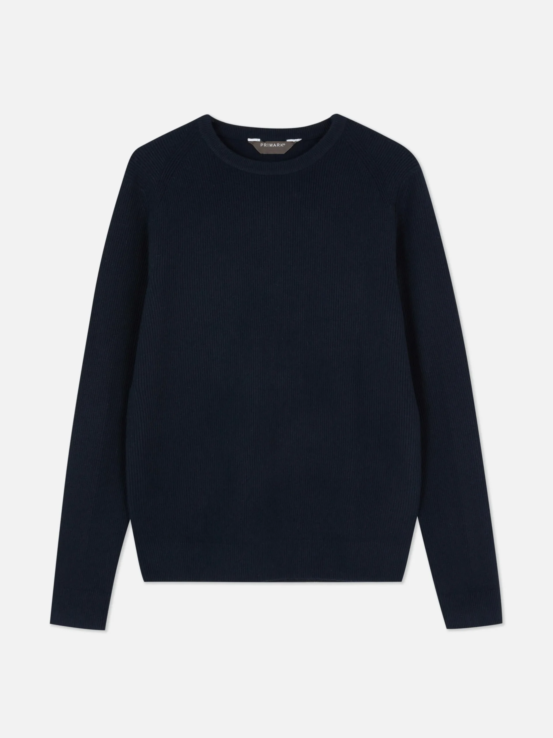 Ribbed Crew Neck Sweater