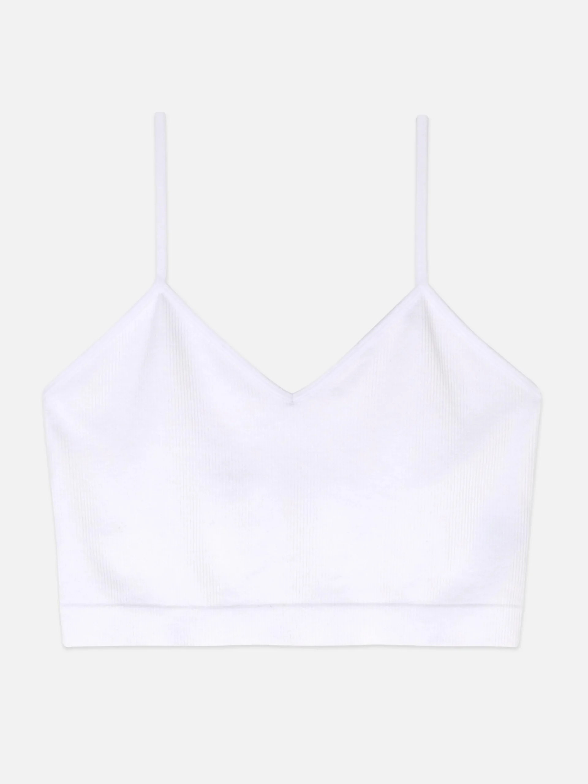 Ribbed Cropped Cami Pajama Top