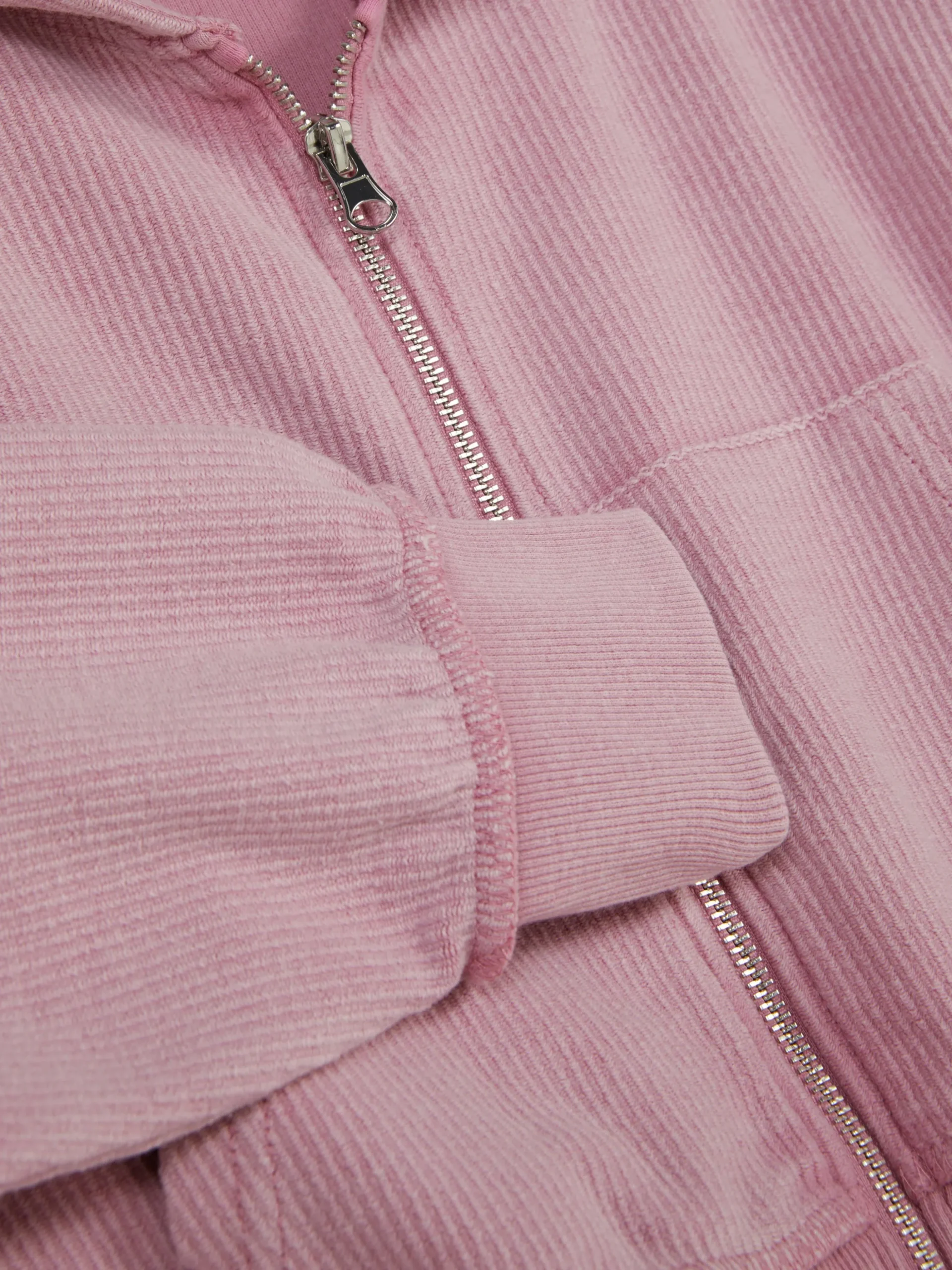 Ribbed Hoodie