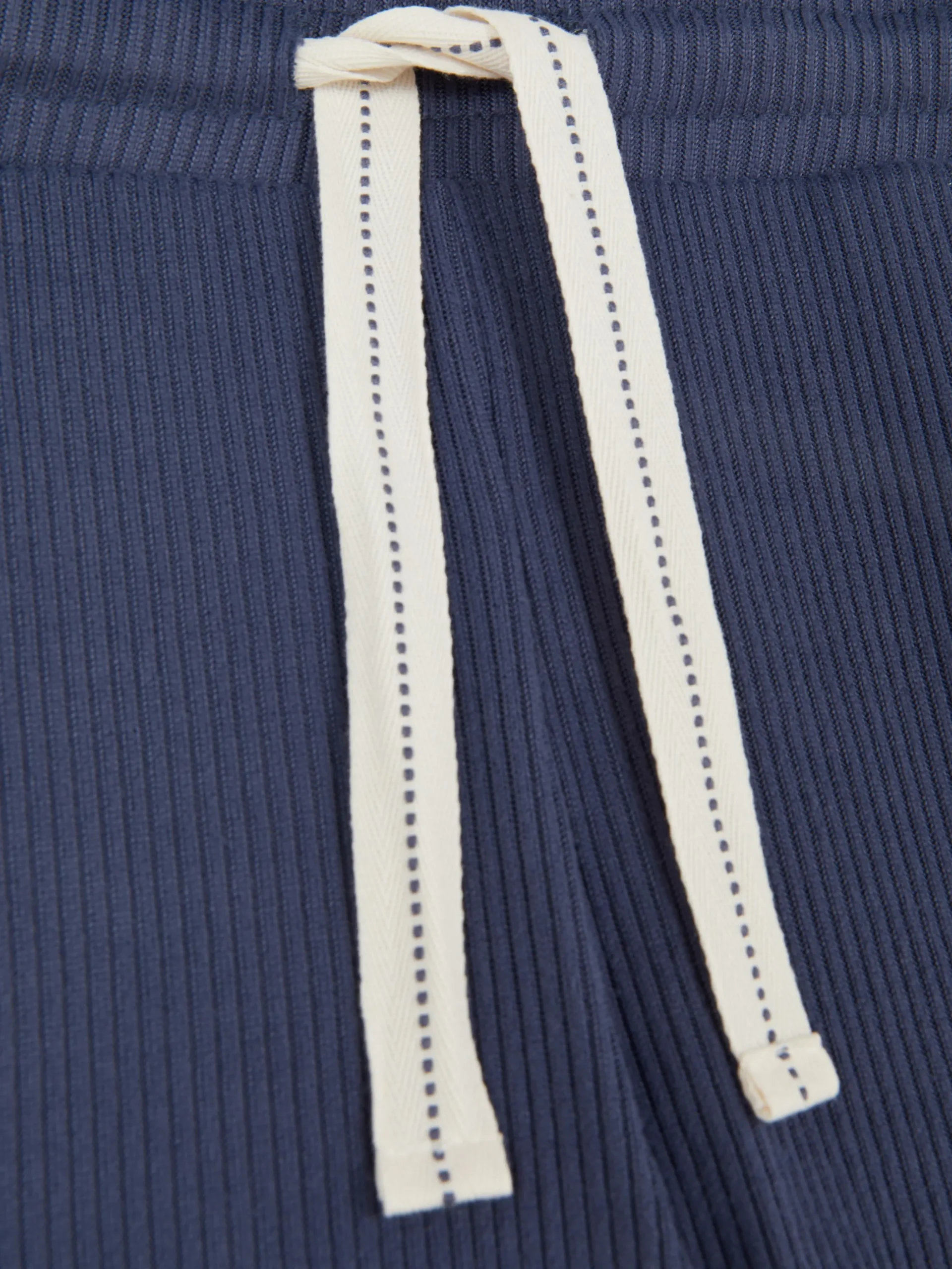 Ribbed Jersey Pajama Shorts