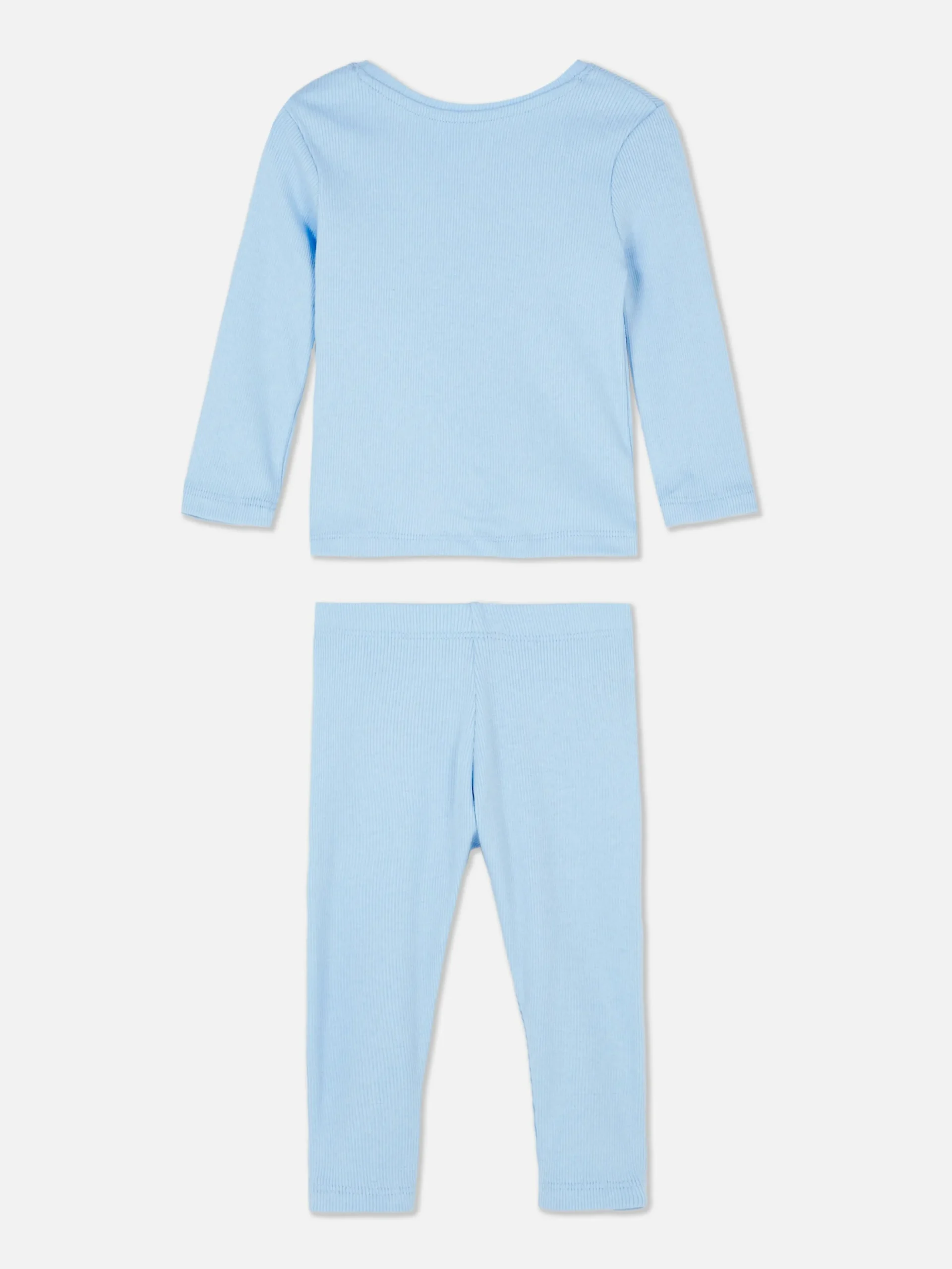 Ribbed T-Shirt And Leggings Set