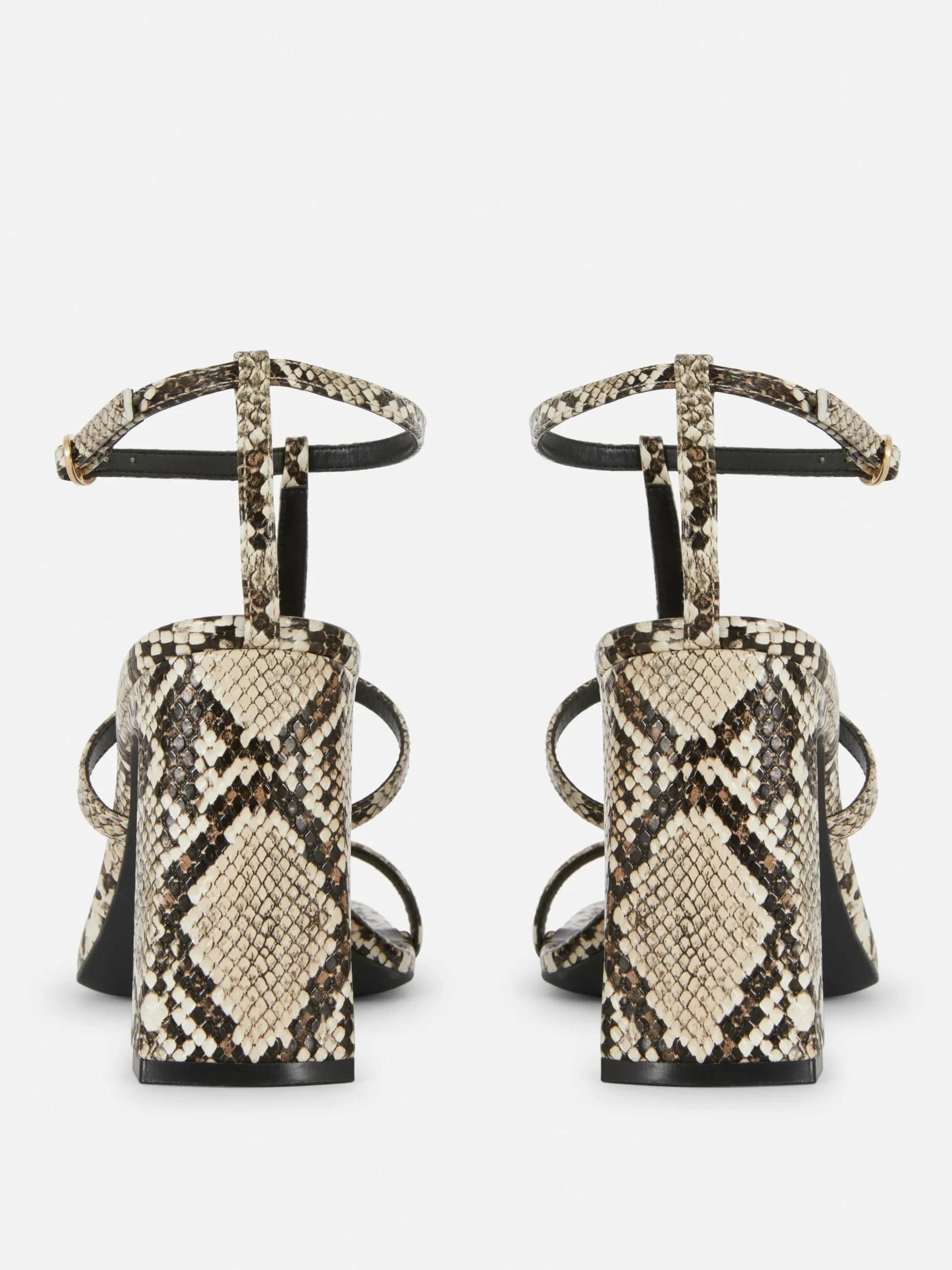 Rita Ora Block Heel T-Bar Sandals