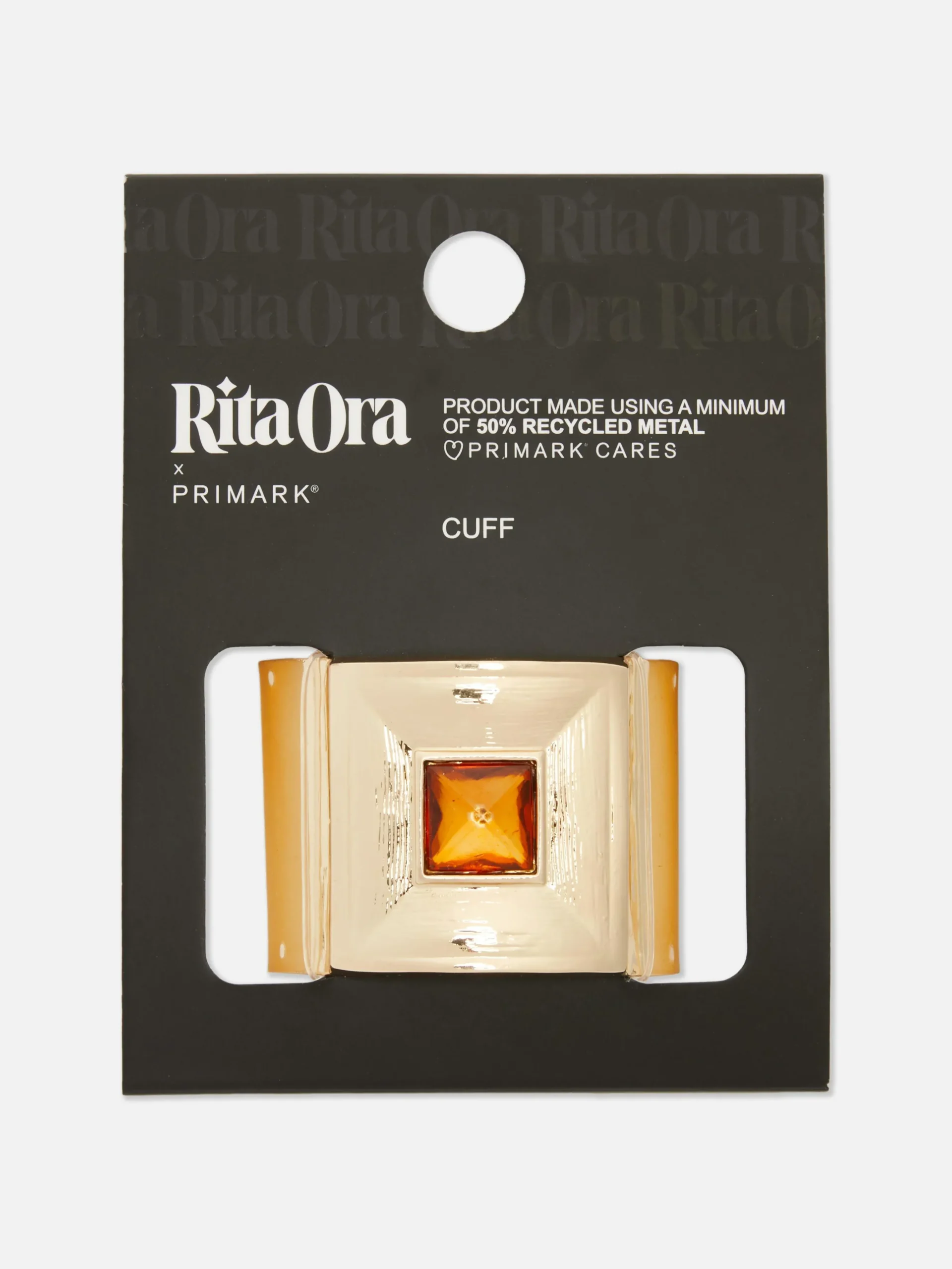 Rita Ora Faux Gemstone Stud Cuff