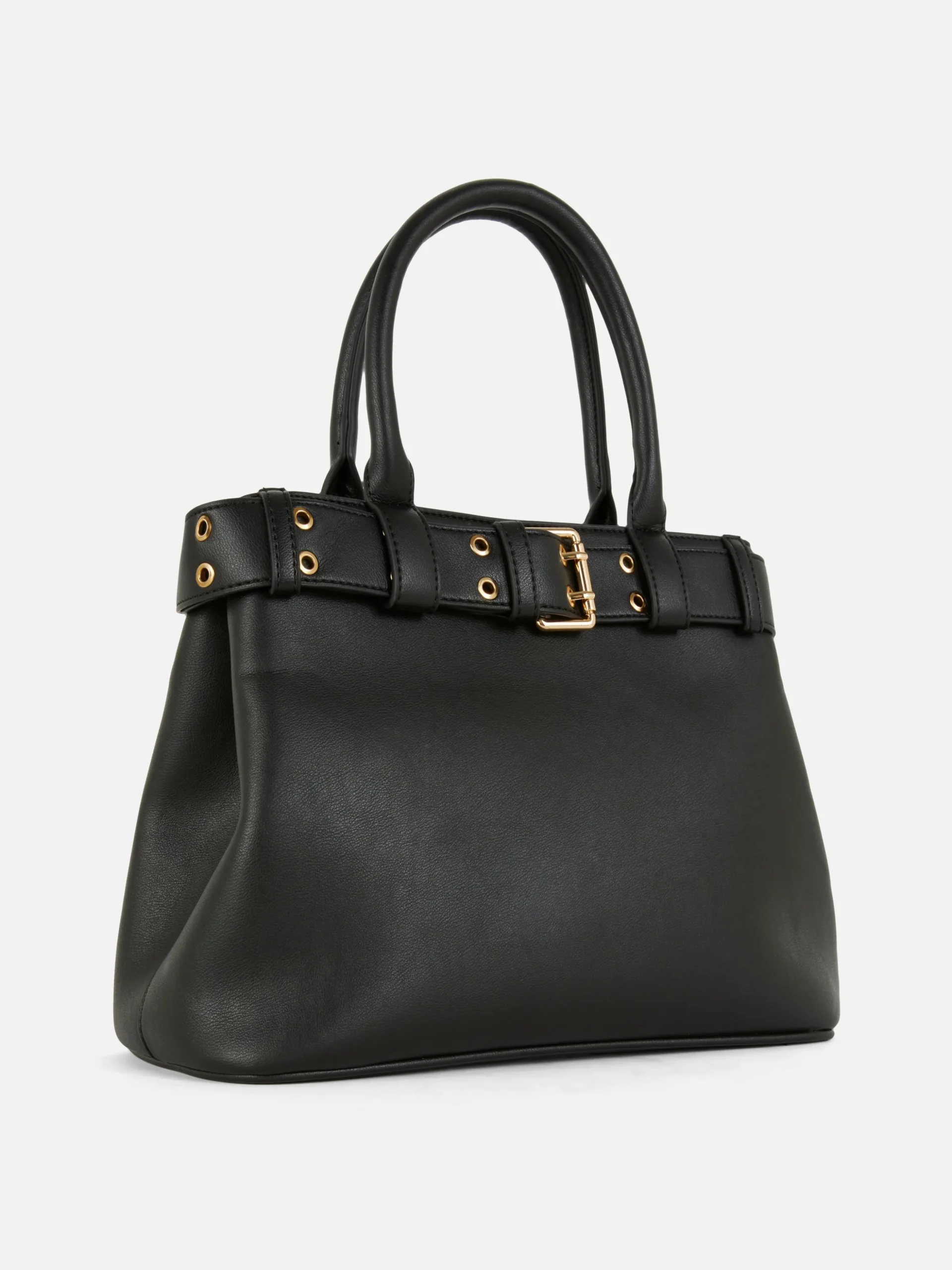 Rita Ora Faux Leather Buckle Tote