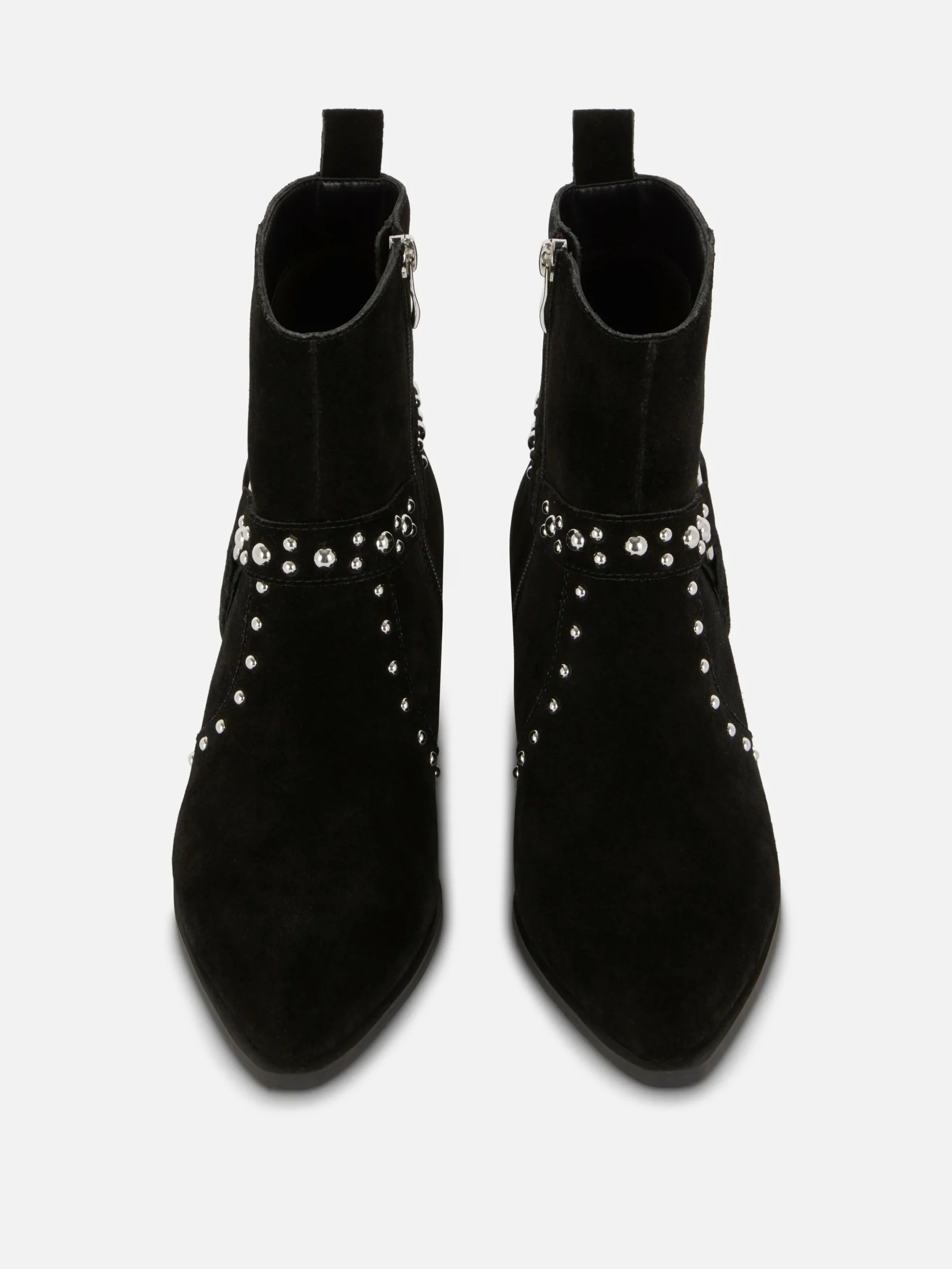 Rita Ora Faux Suede Studded Ankle Boots