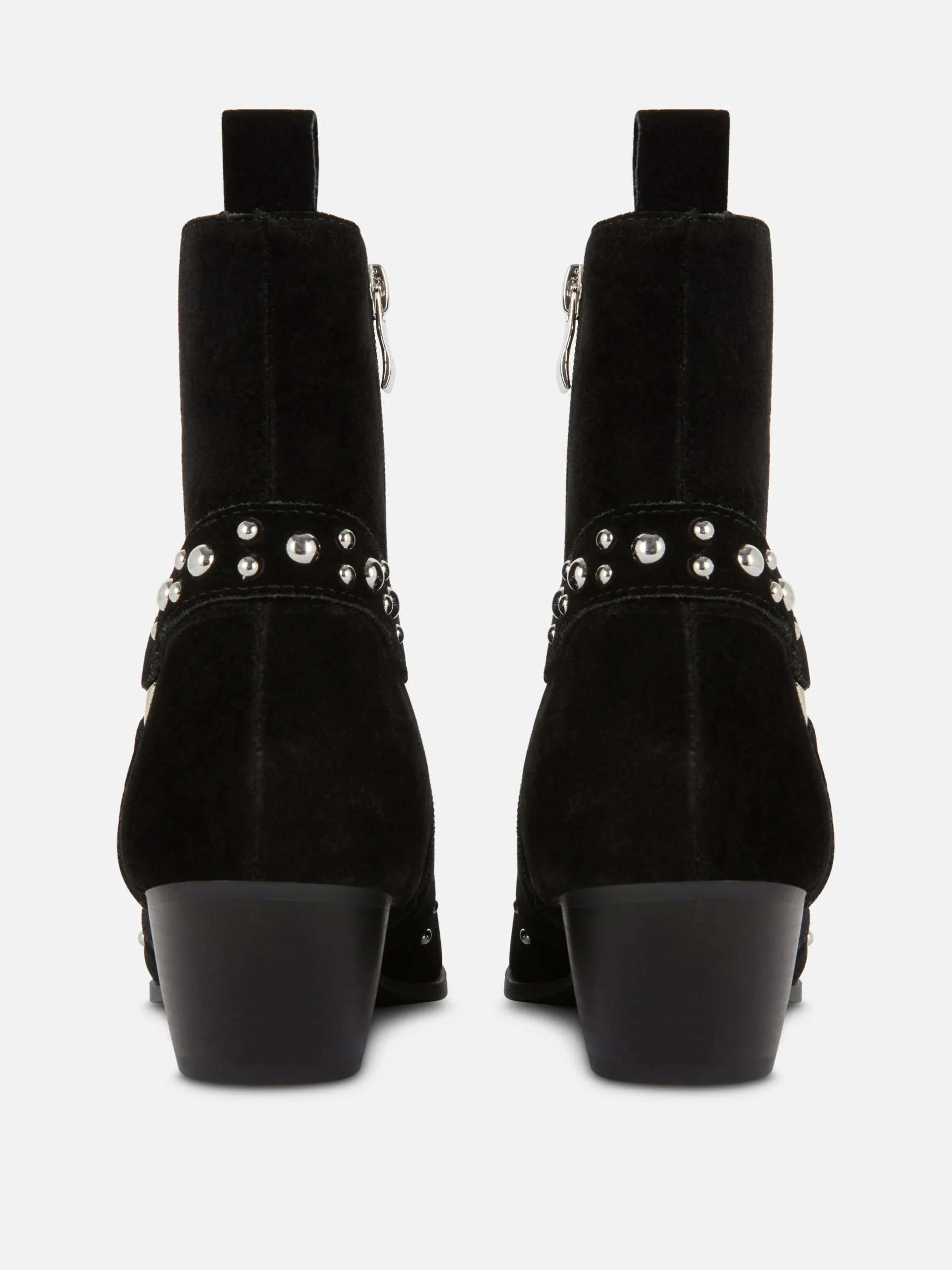Rita Ora Faux Suede Studded Ankle Boots