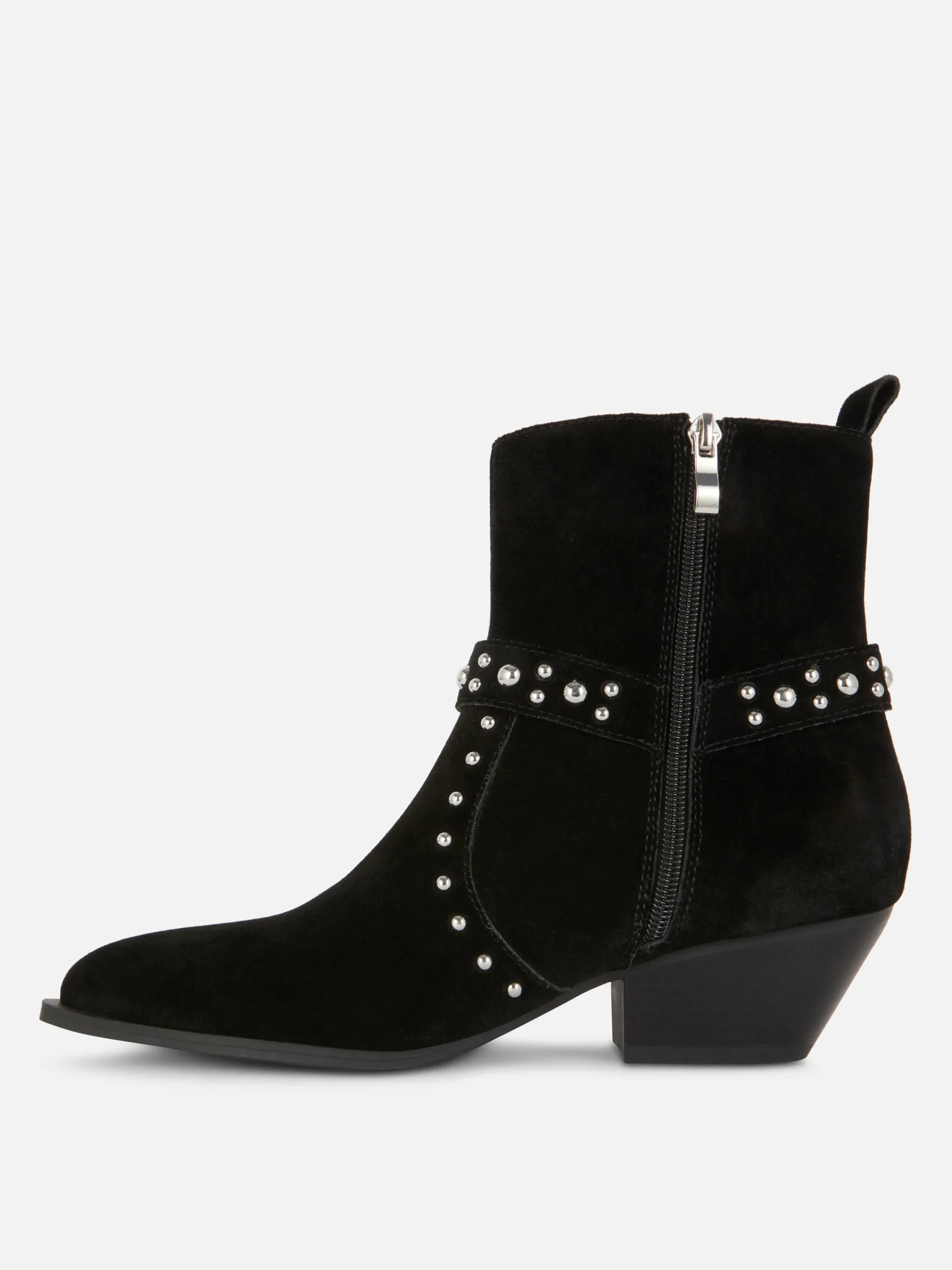 Rita Ora Faux Suede Studded Ankle Boots