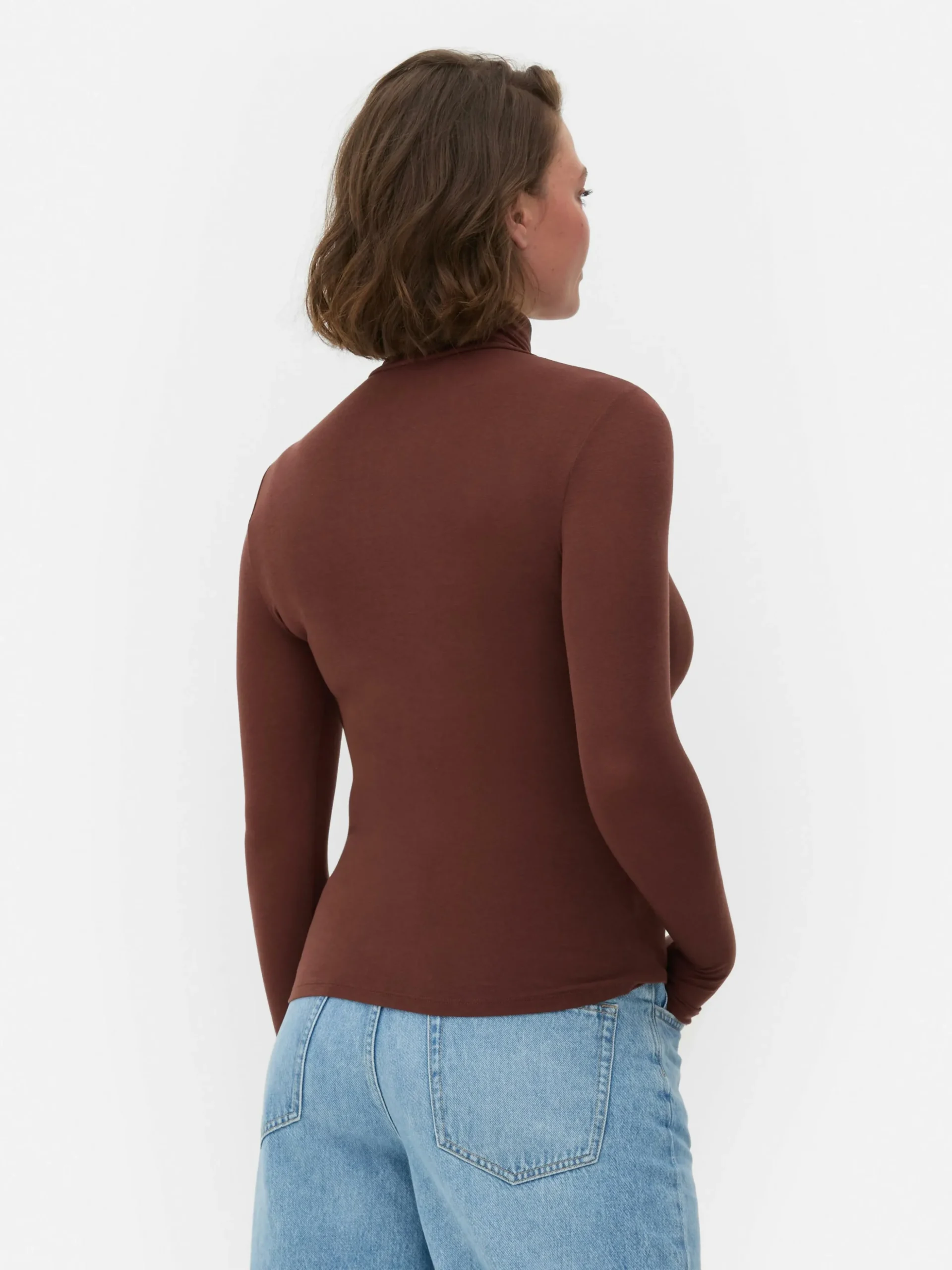 Rita Ora Roll Neck Long Sleeve Top
