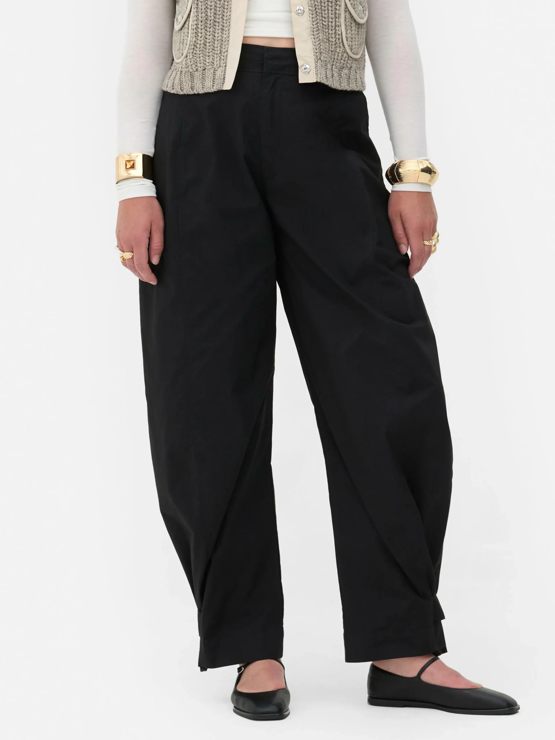 Rita Ora Utility Barrel Leg Pants