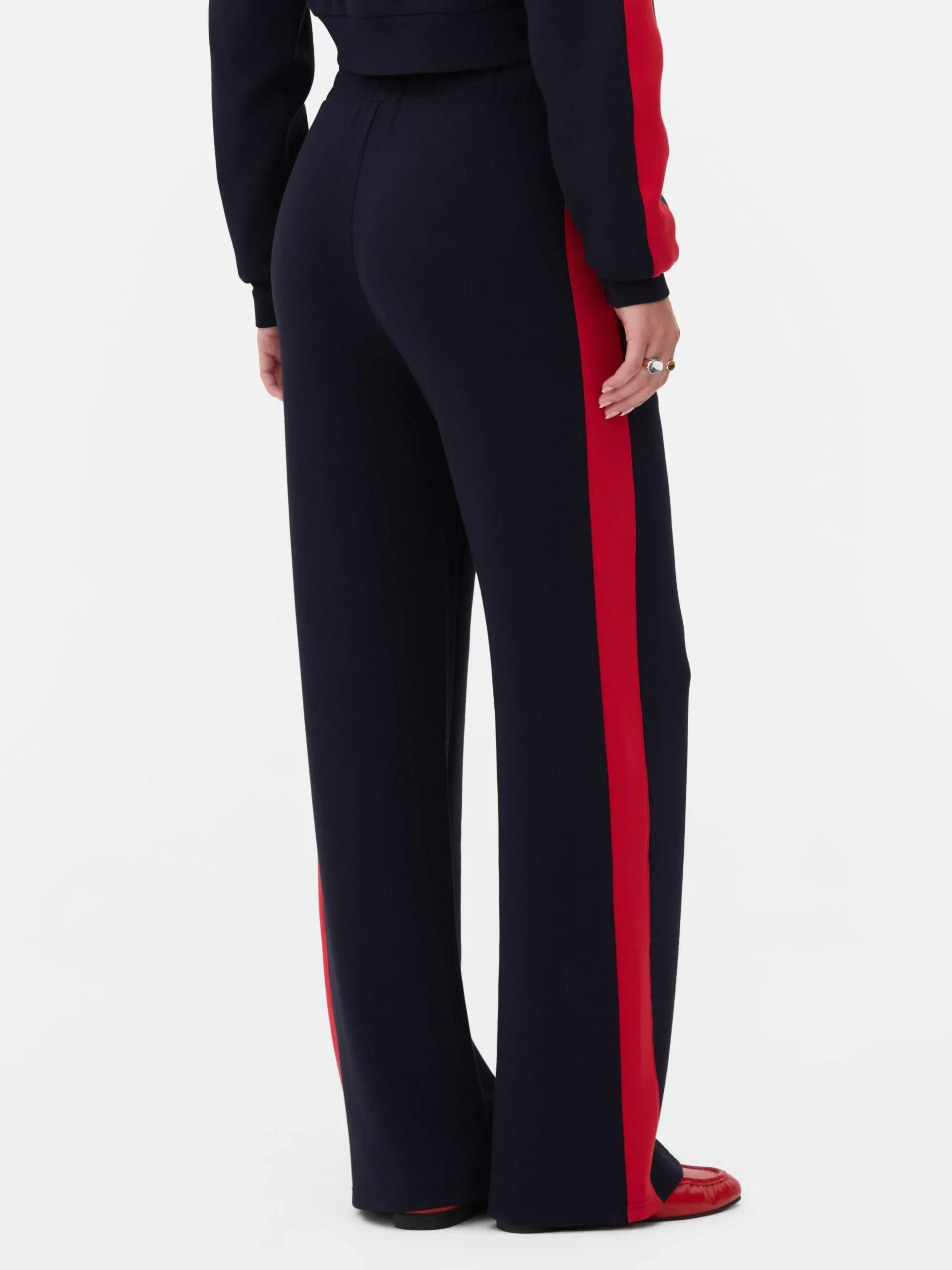 Rita Ora Wide Leg Joggers