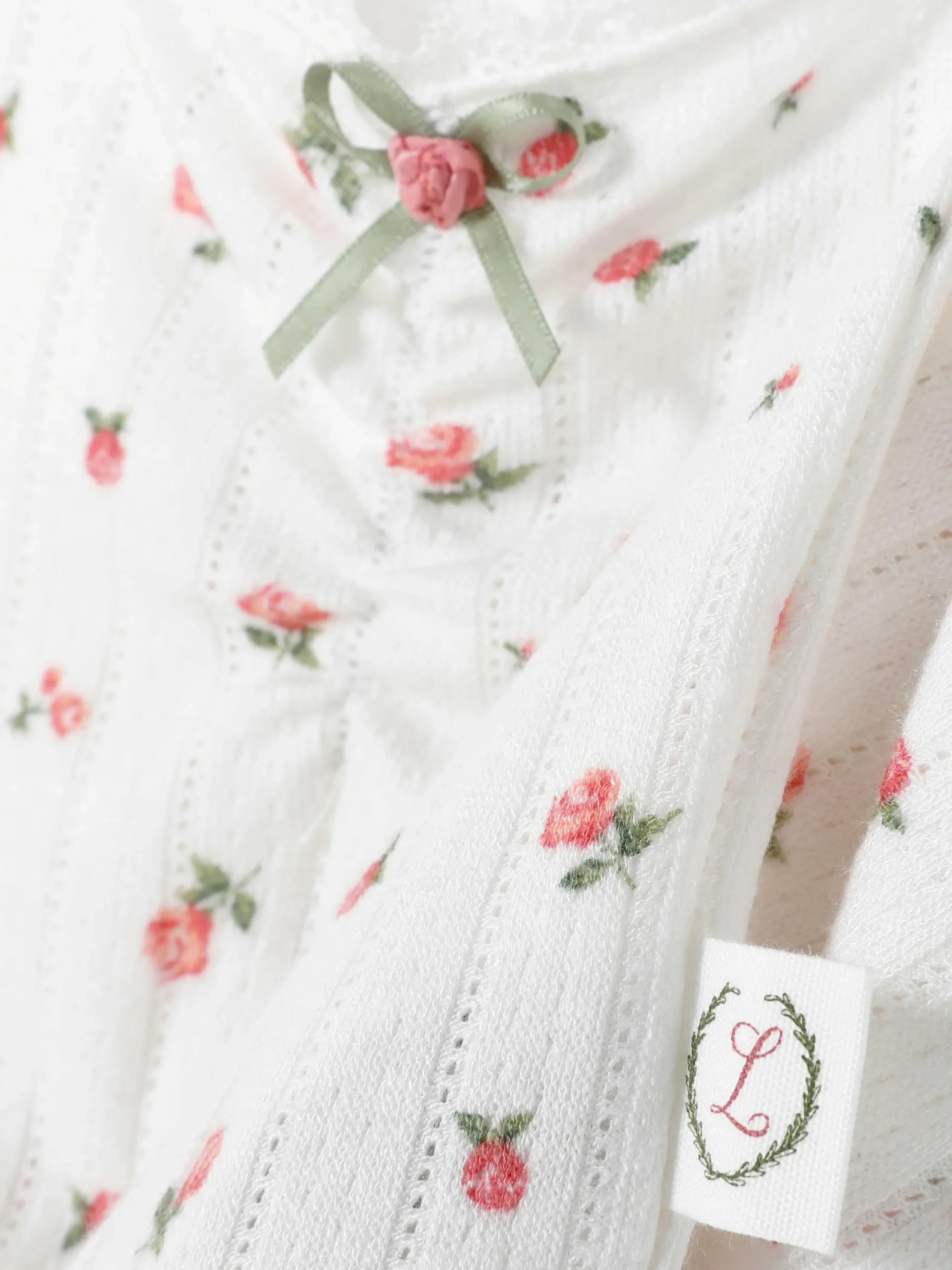 Rose Pointelle Pajama Tank