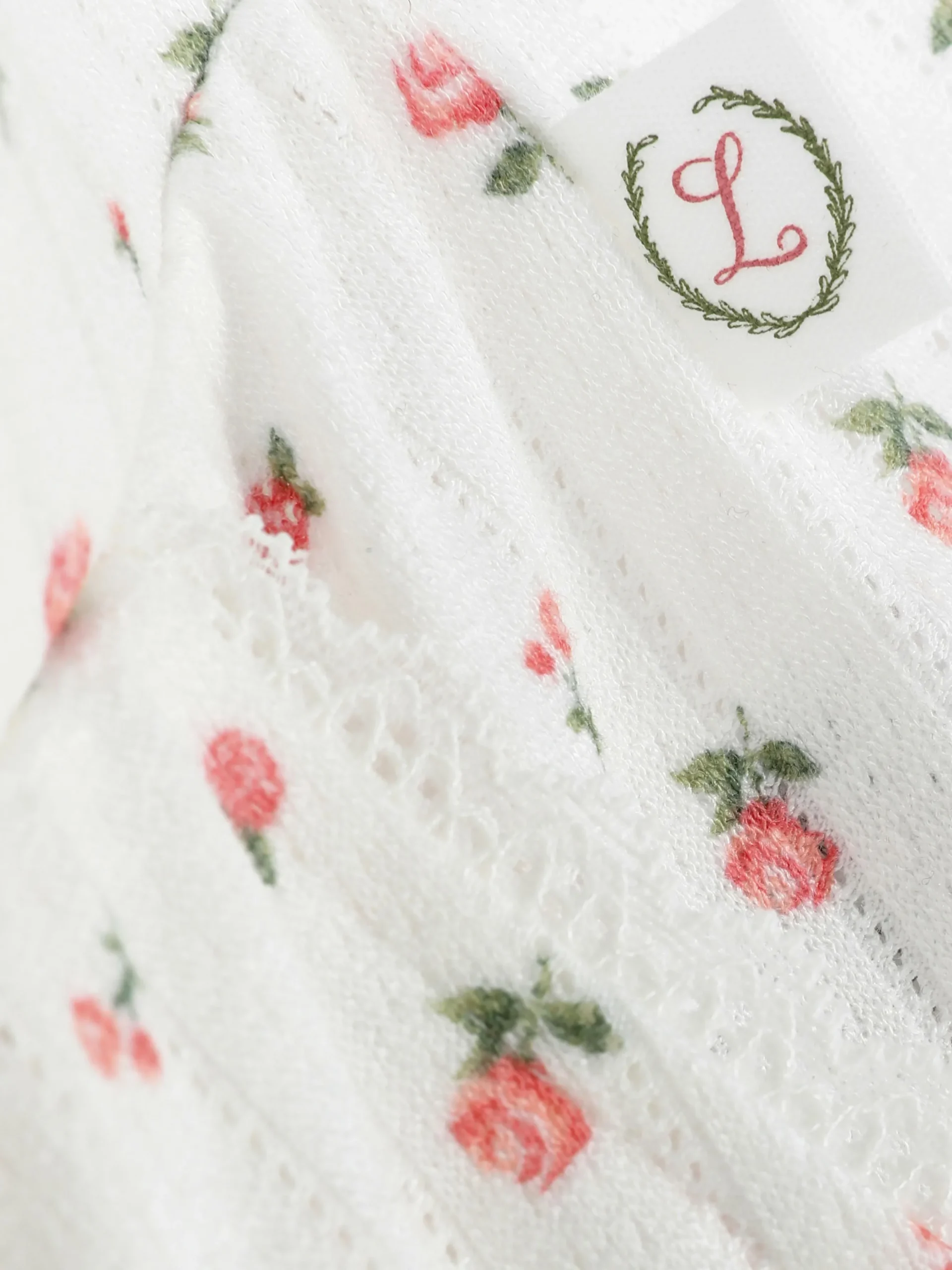 Rose Pointelle Pyjama Shorts