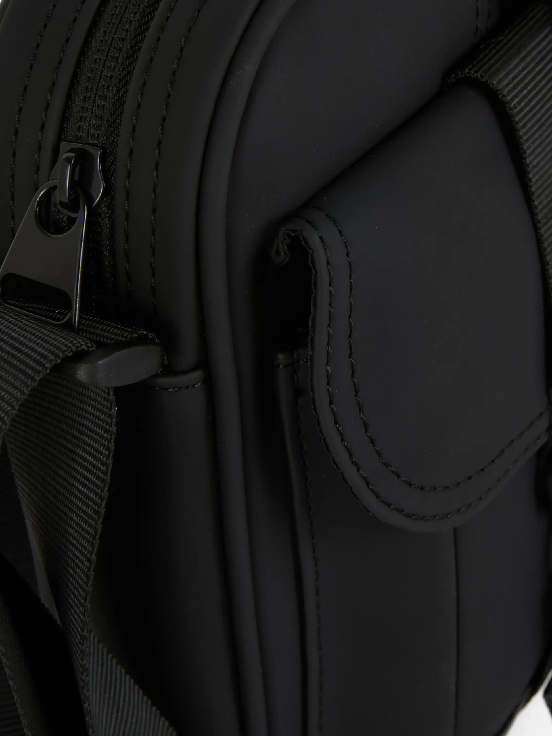 Rubberized Crossbody Bag