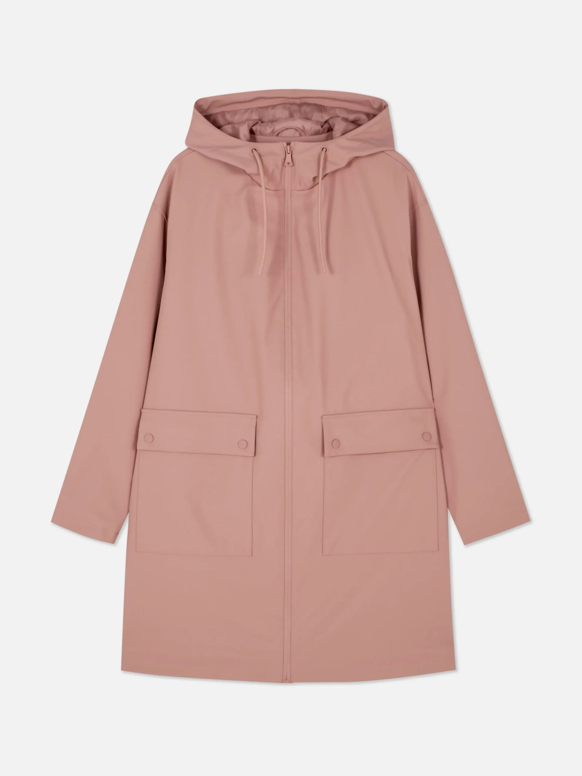 Rubberized Hooded Raincoat