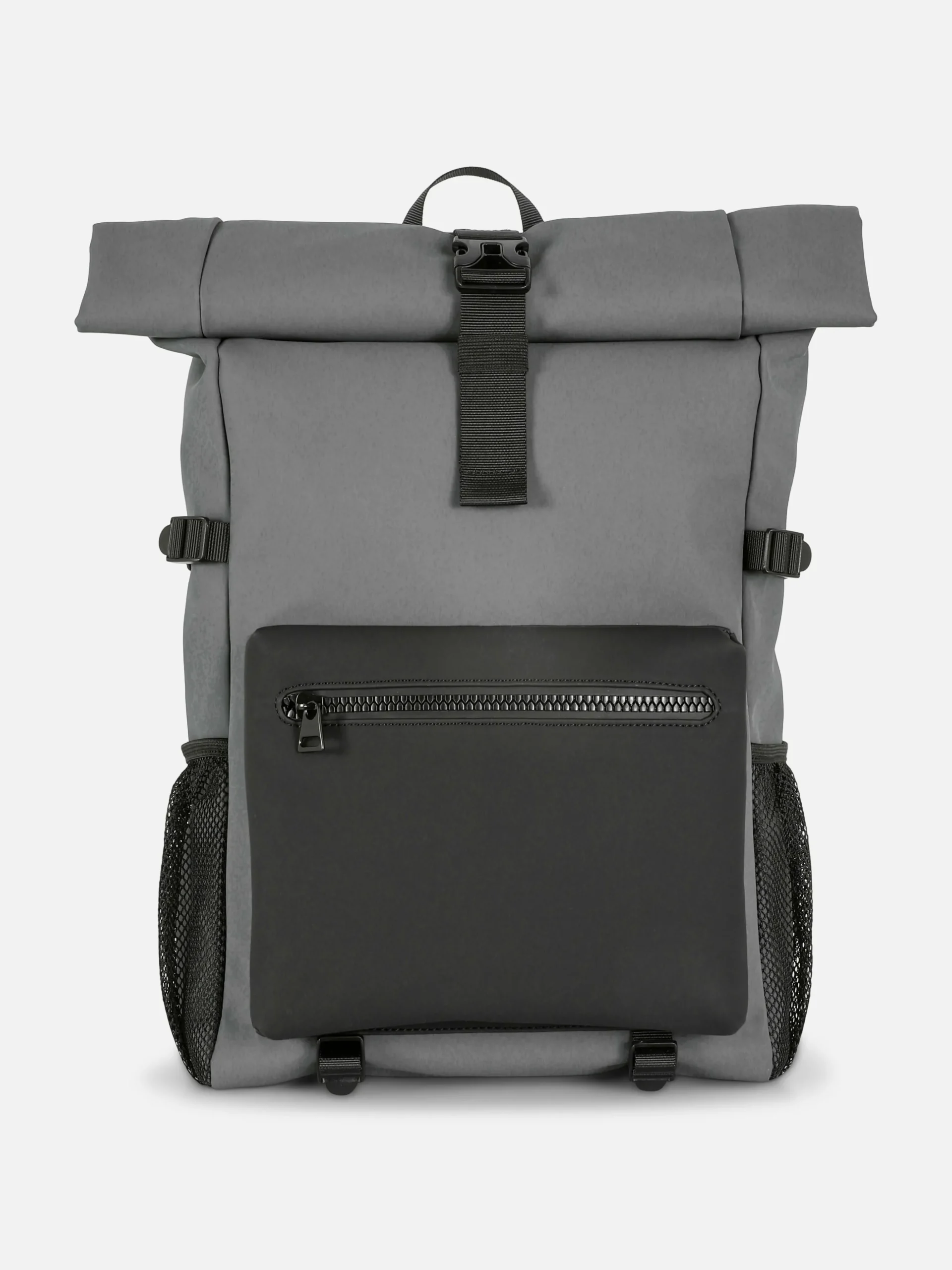 Rubberized Roll Top Backpack
