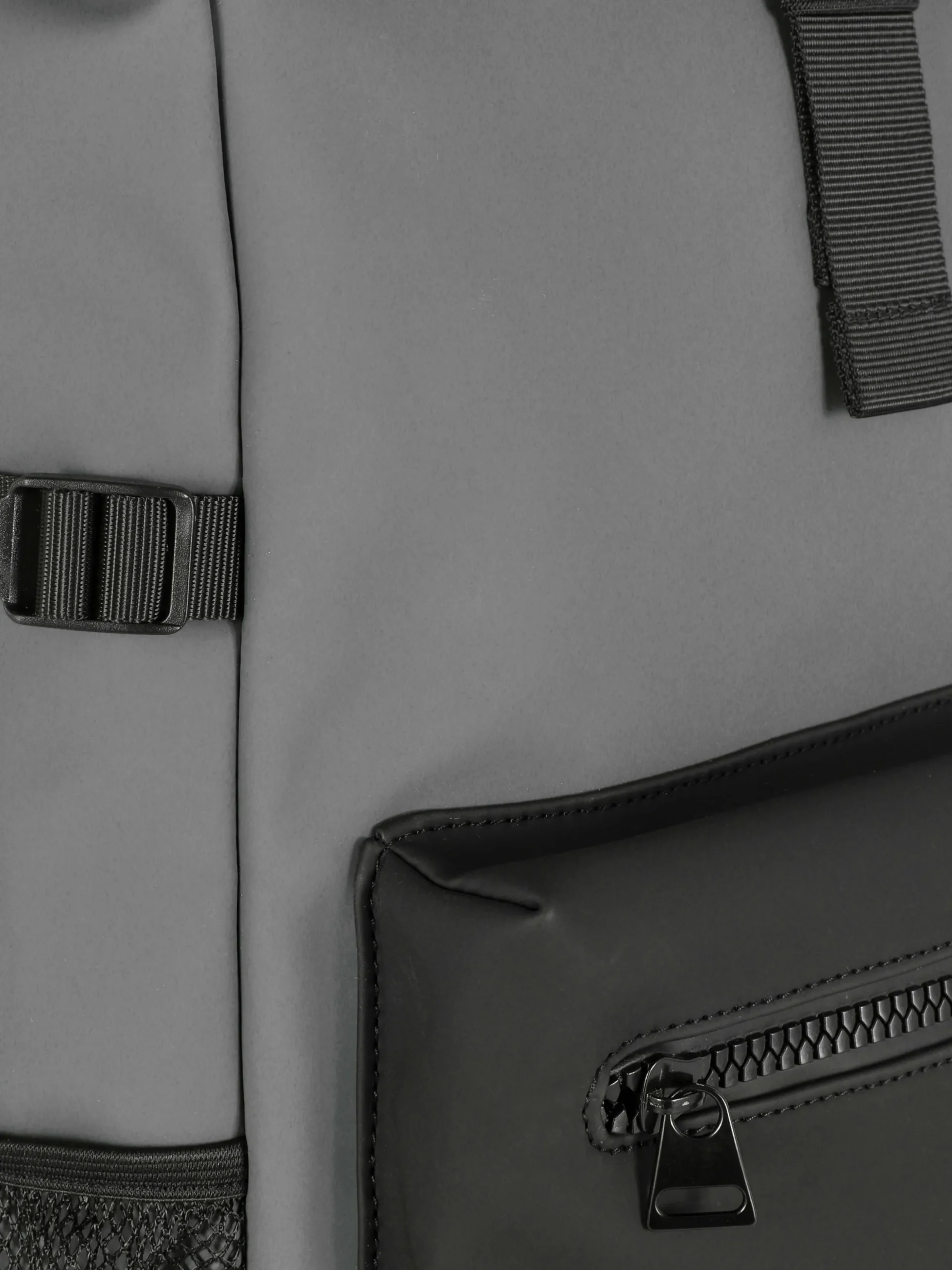 Rubberized Roll Top Backpack