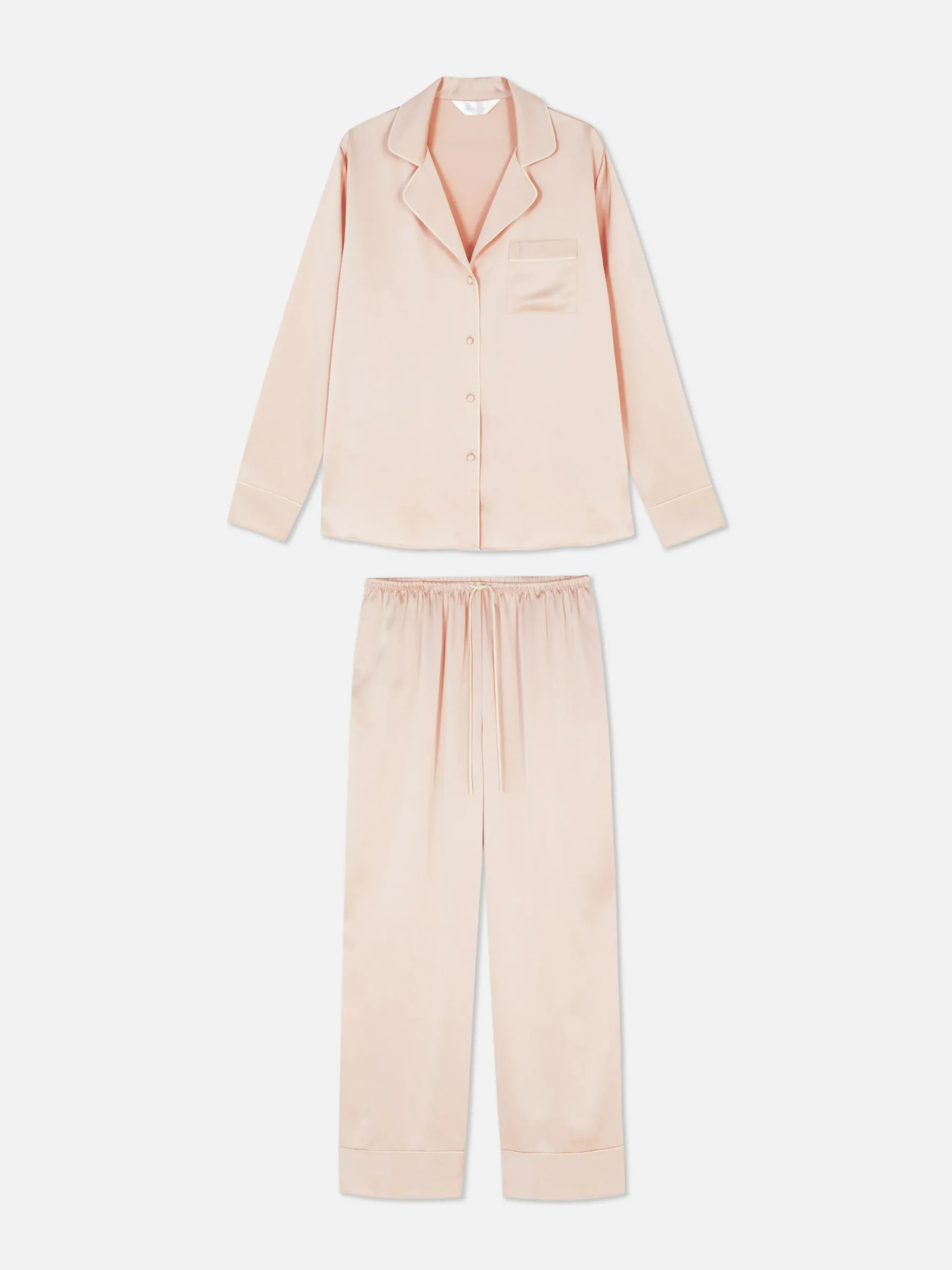 Satin Long Pajamas
