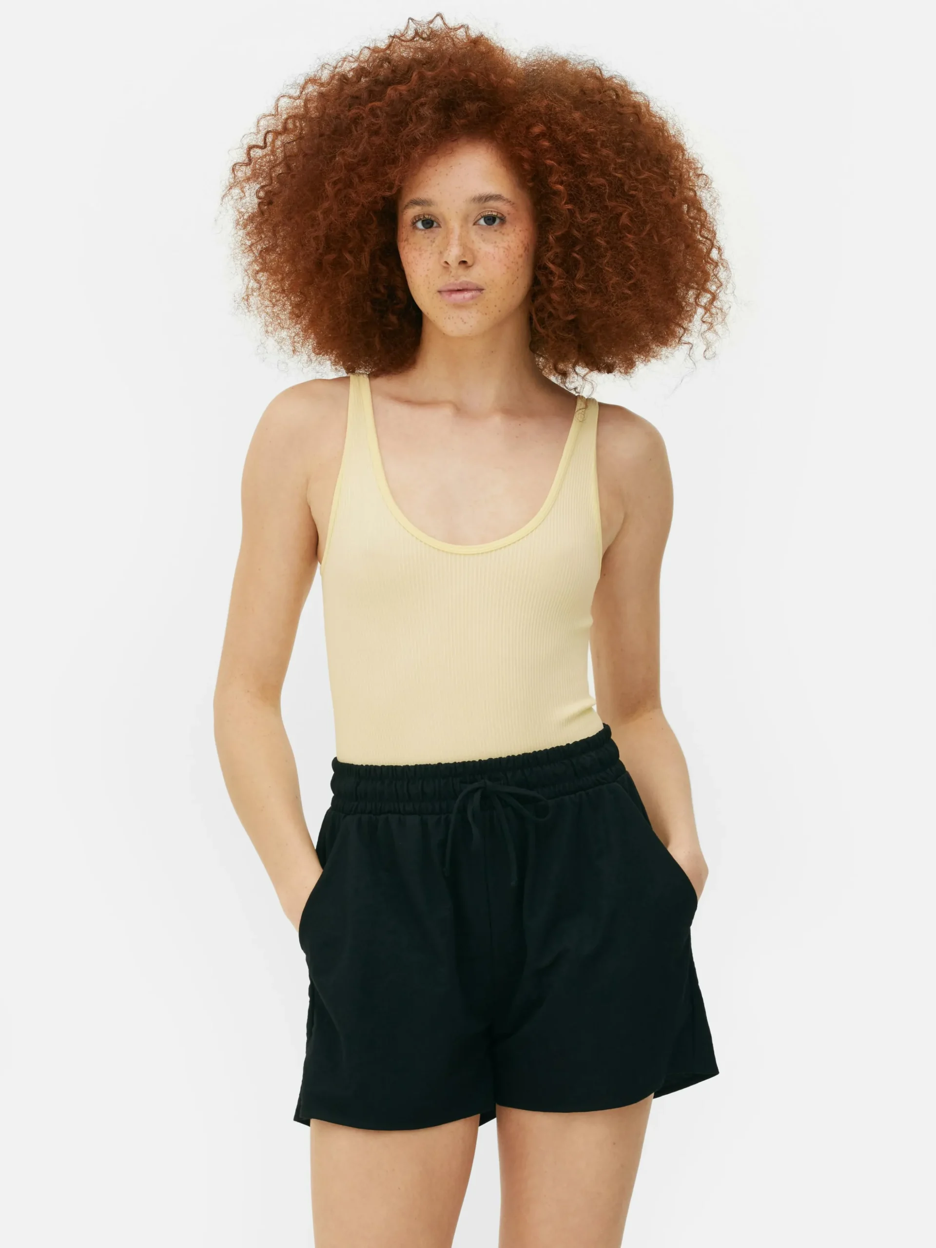 Seamless Ribbed Scoop Neck Bodysuit
