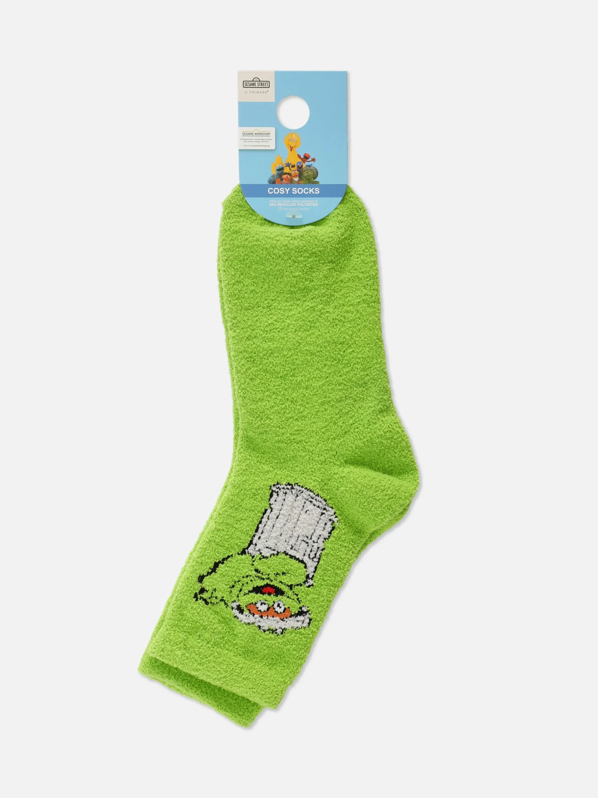 Sesame Street Oscar The Grouch Cozy Socks
