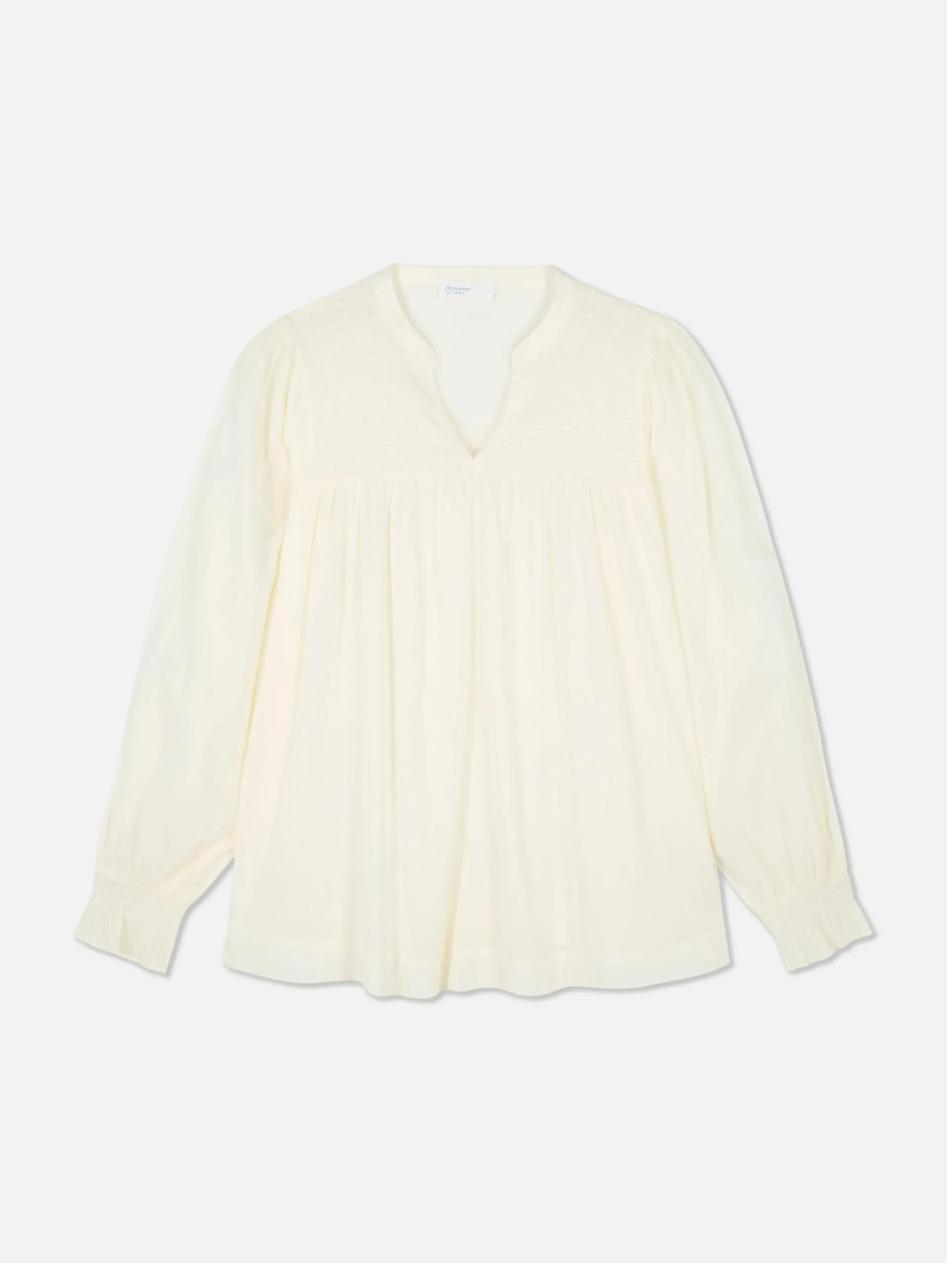 Shirred Smock Blouse